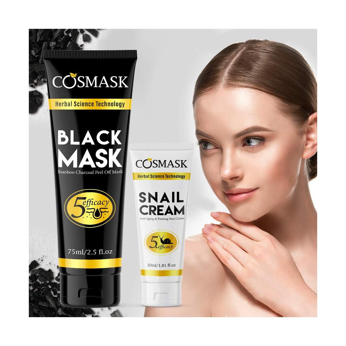 Cosmask Black Mask Sivilce-Siyah Nokta Karşıtı Soyulabilen Maske