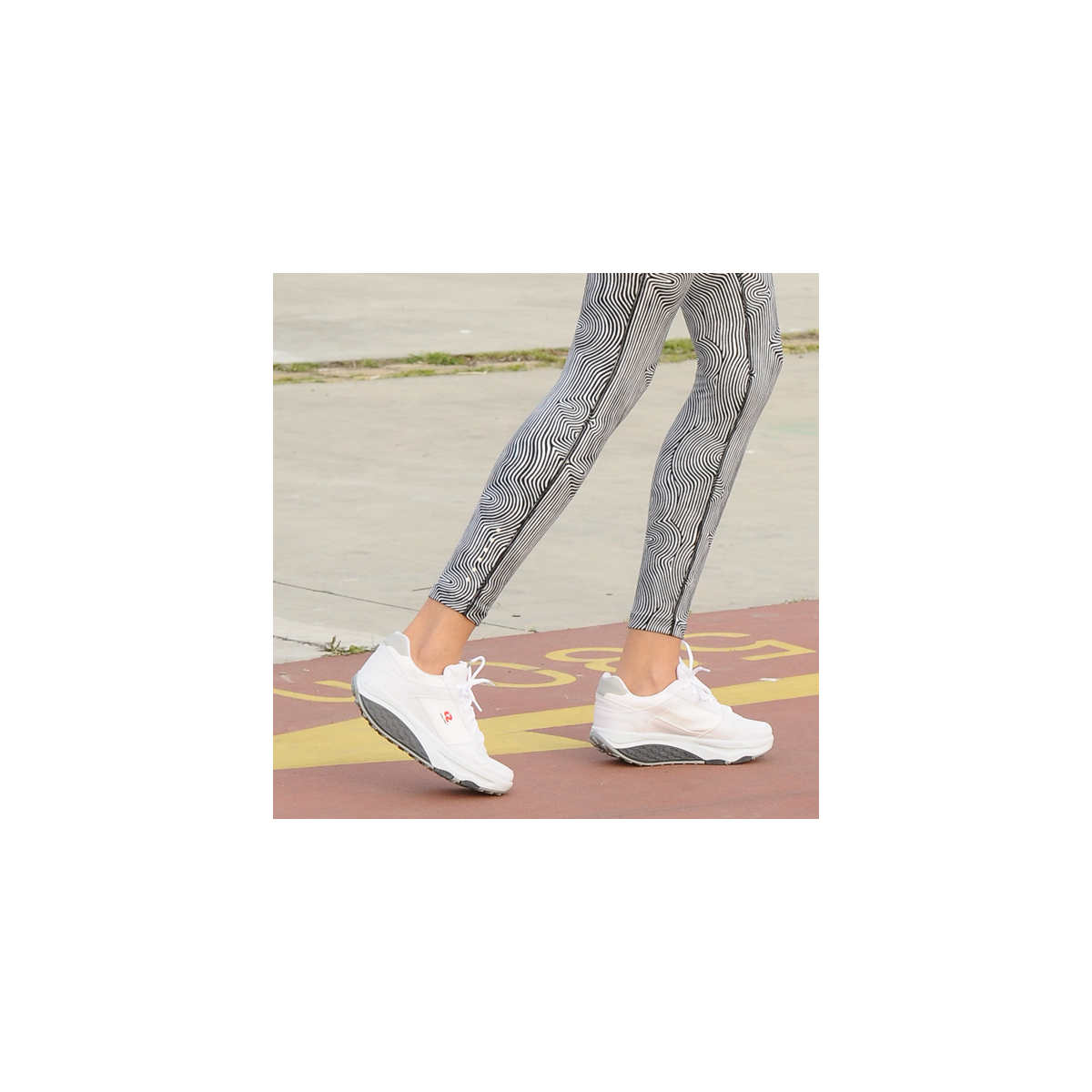 Perfect Steps Günlük Spor - Zayıflatıcı Beyaz Yürüyüş Ayakkabısı