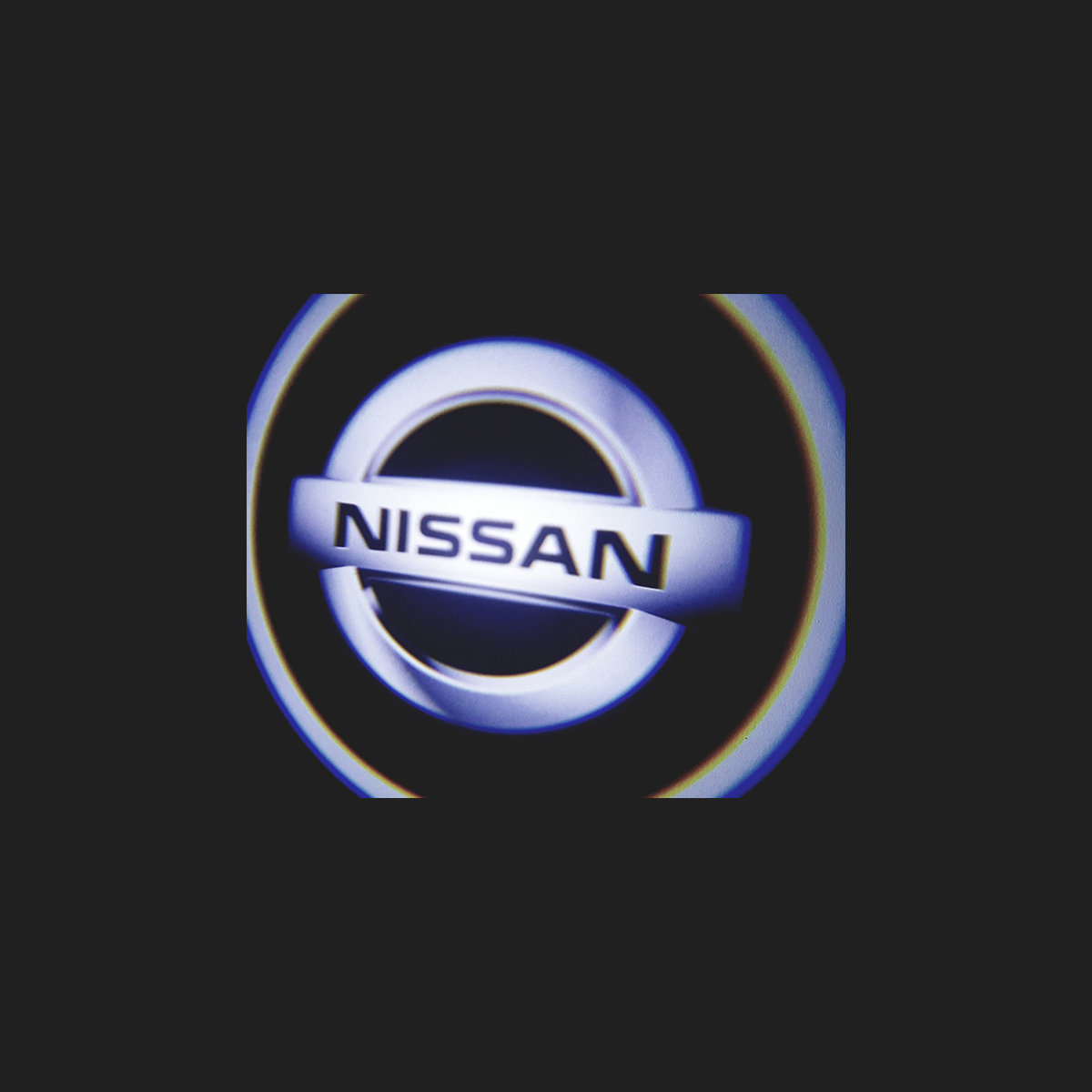 Mesafe Sensörlü Pilli Yapıştırmalı Kapı Altı Led Logo  Nıssan