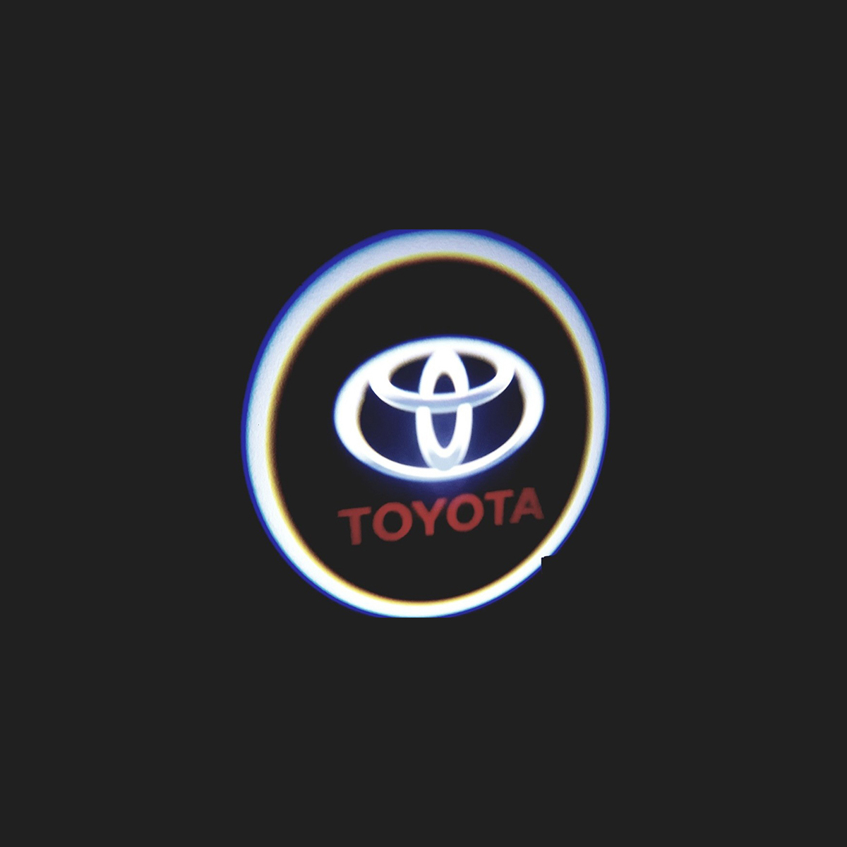 Pilli Yapıştırmalı Kapı Altı Led Logo Toyota Araçlar İçin