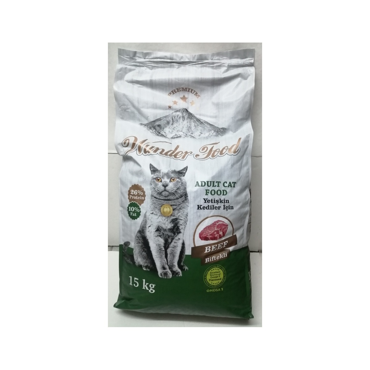 Hayal Kedi Maması 15Kg Biftekli Kampanyalı Ürün   Premium Omega 3