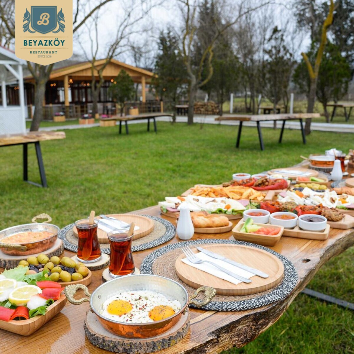Beykoz Beyazköy'de Sınırsız Çay Eşliğinde Serpme Kahvaltı