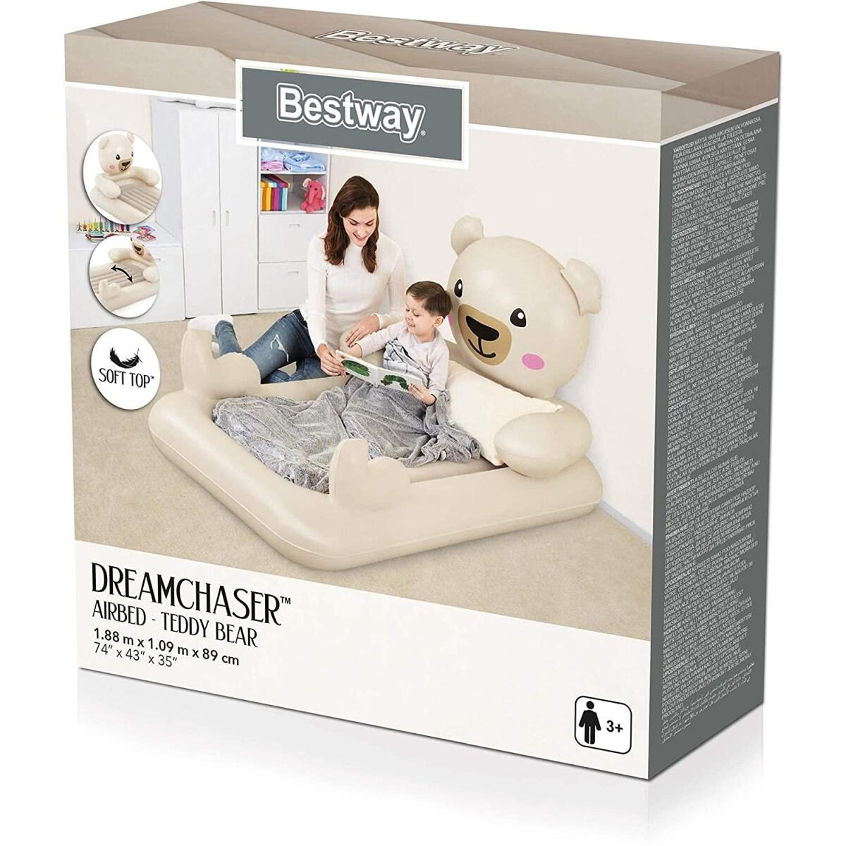Bestway 67712 , Teddy Bear Temalı, Şişme Çocuk Yatağı
