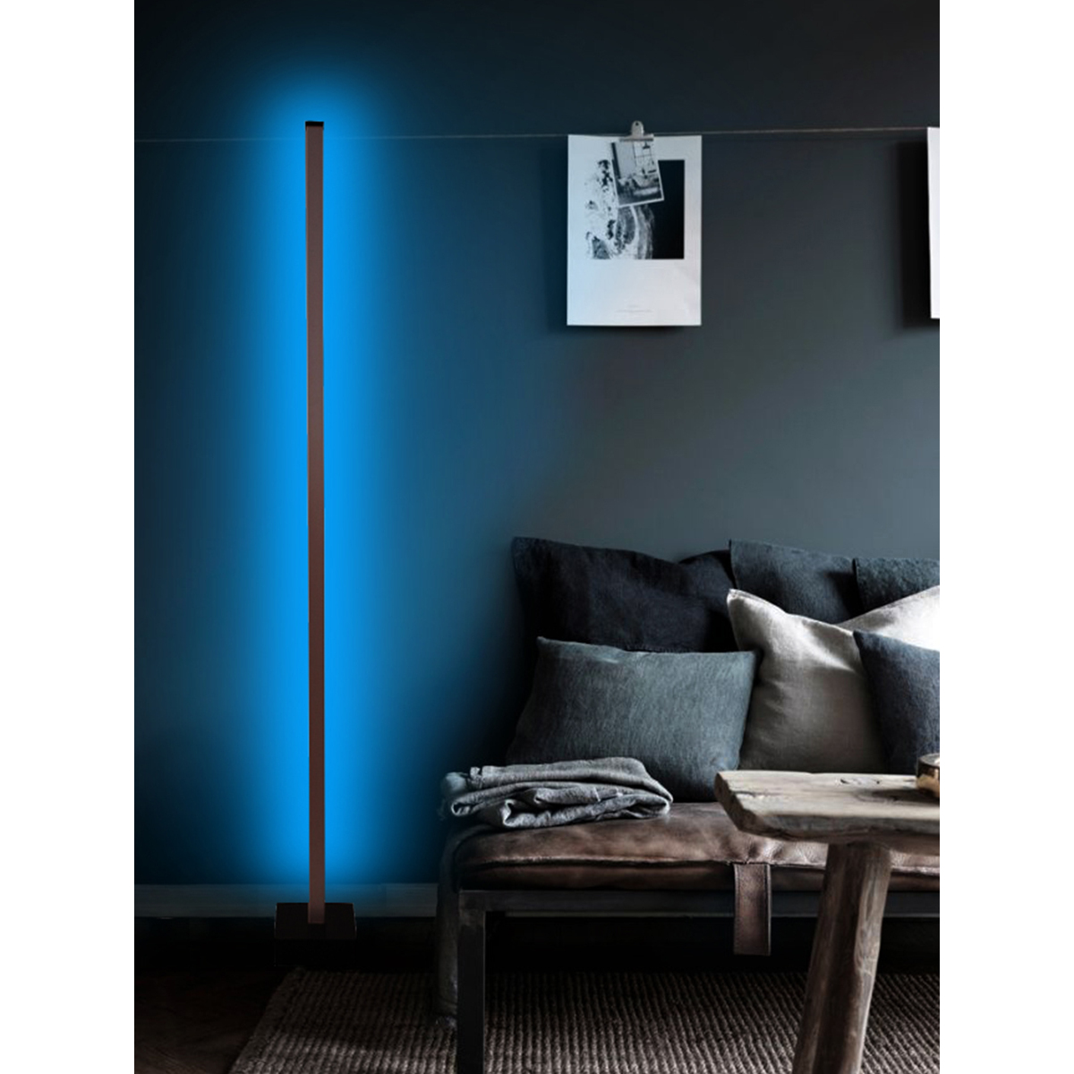 Led Dekoratif Lambader -Led Lamba Işık Sistemi- Siyah- Full Rgb Renk