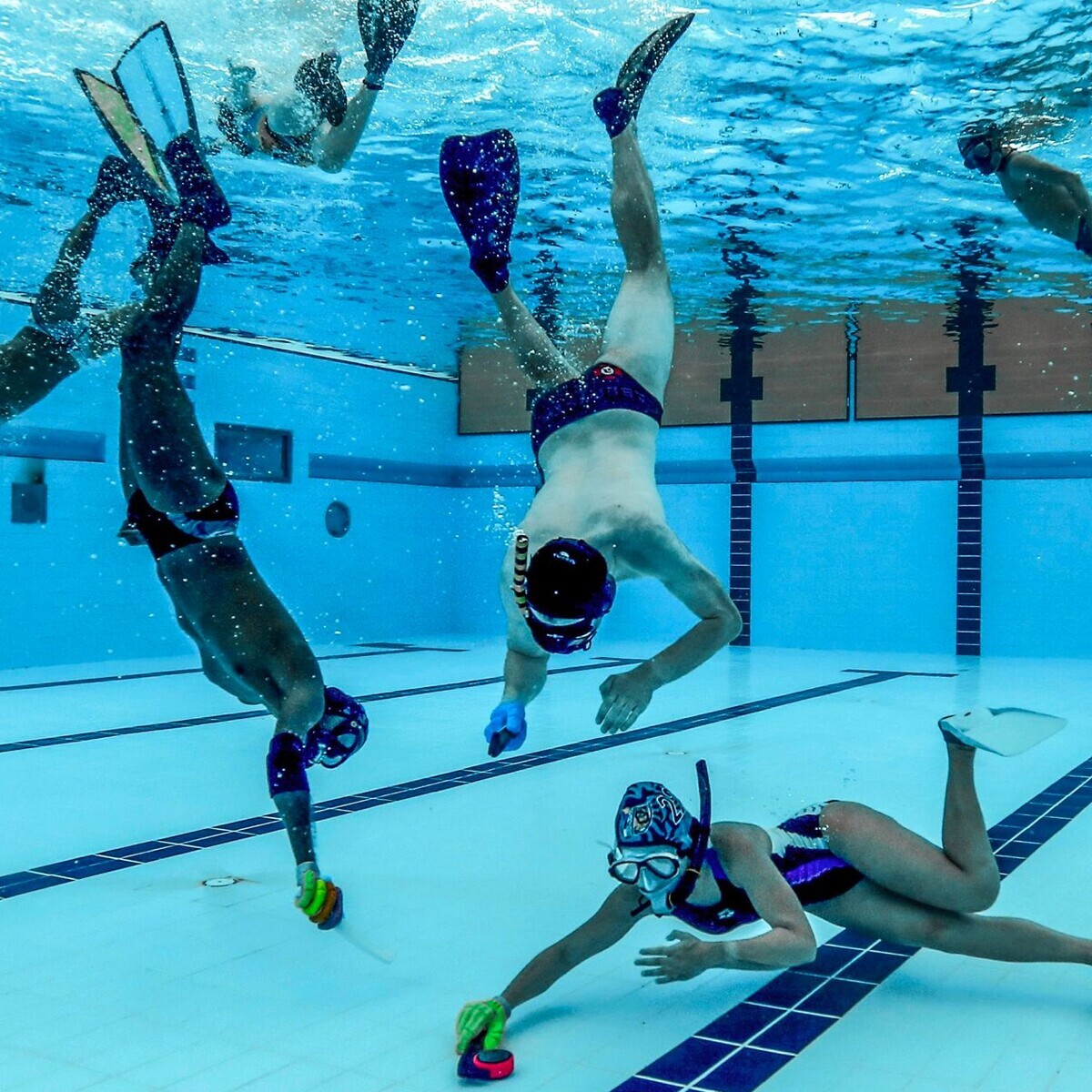 Olimpik Spor Yüzme Kulübü'nden Sualtı Hokeyi Eğitimi