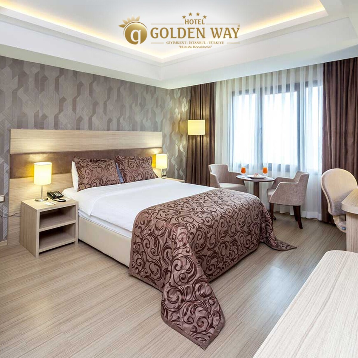 Hotel Golden Way'den Tek veya Çift Kişilik Konaklama Seçenekleri