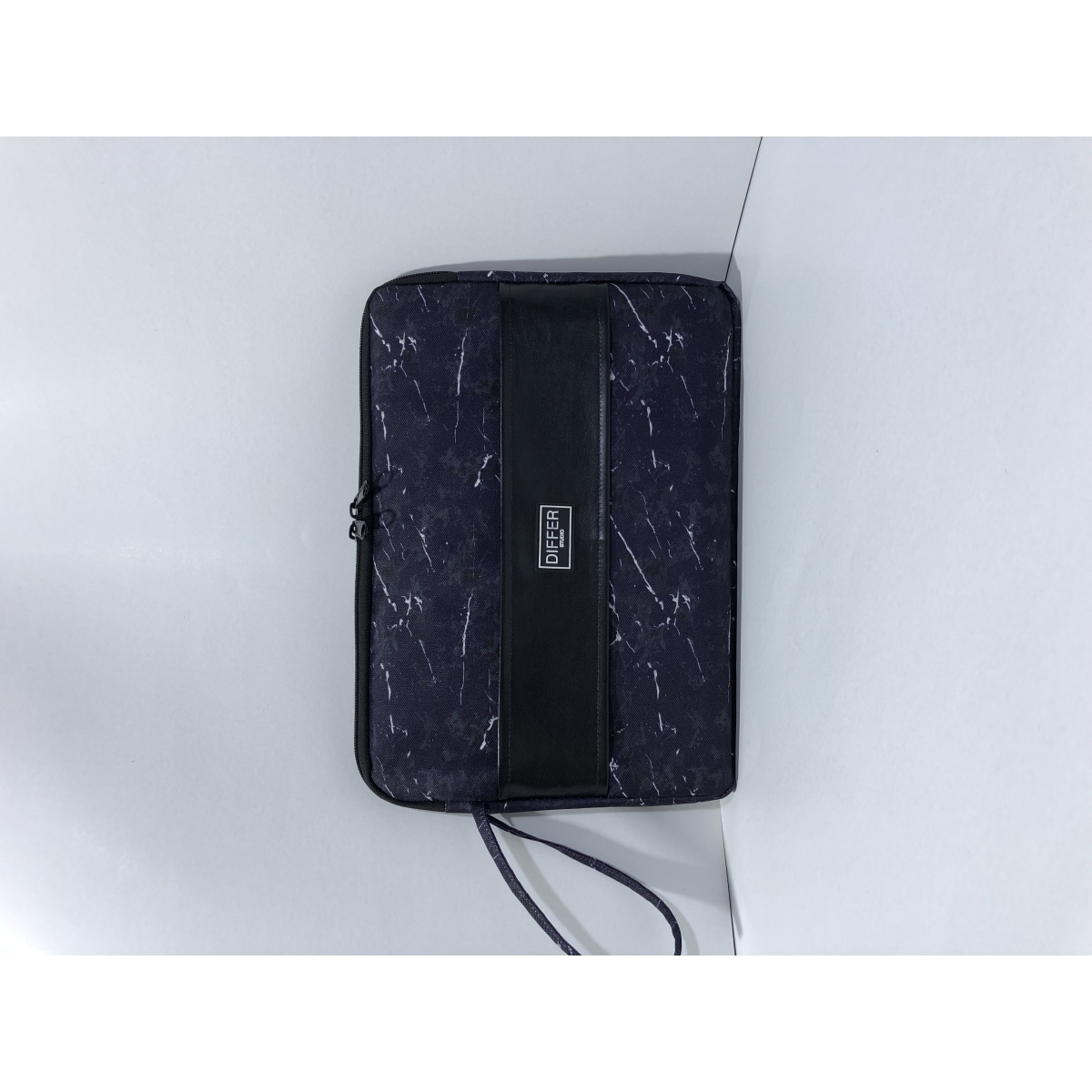 15.6'' Inç Mermer Desenli Siyah Laptop/Macbook/Notebook/Evrak Kılıfı/Çantası