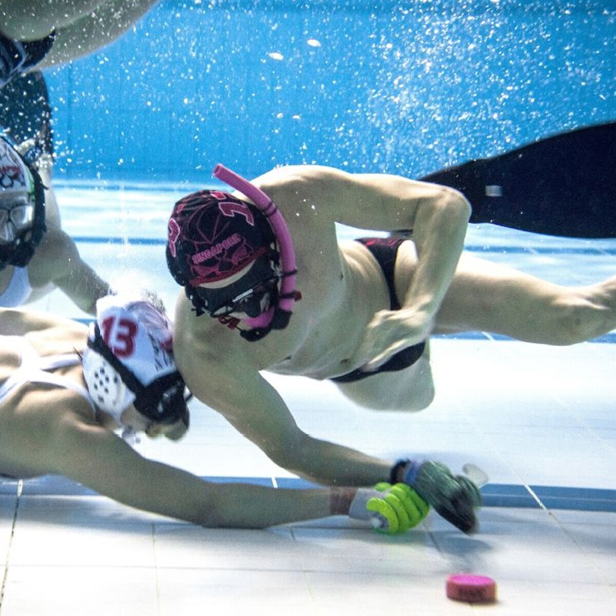 Olimpik Yüzme Spor Kulübü'nden, Üsküdar Burhan Felek Yüzme Havuzunda 3 Seanslık Sualtı Hokey Eğitimi