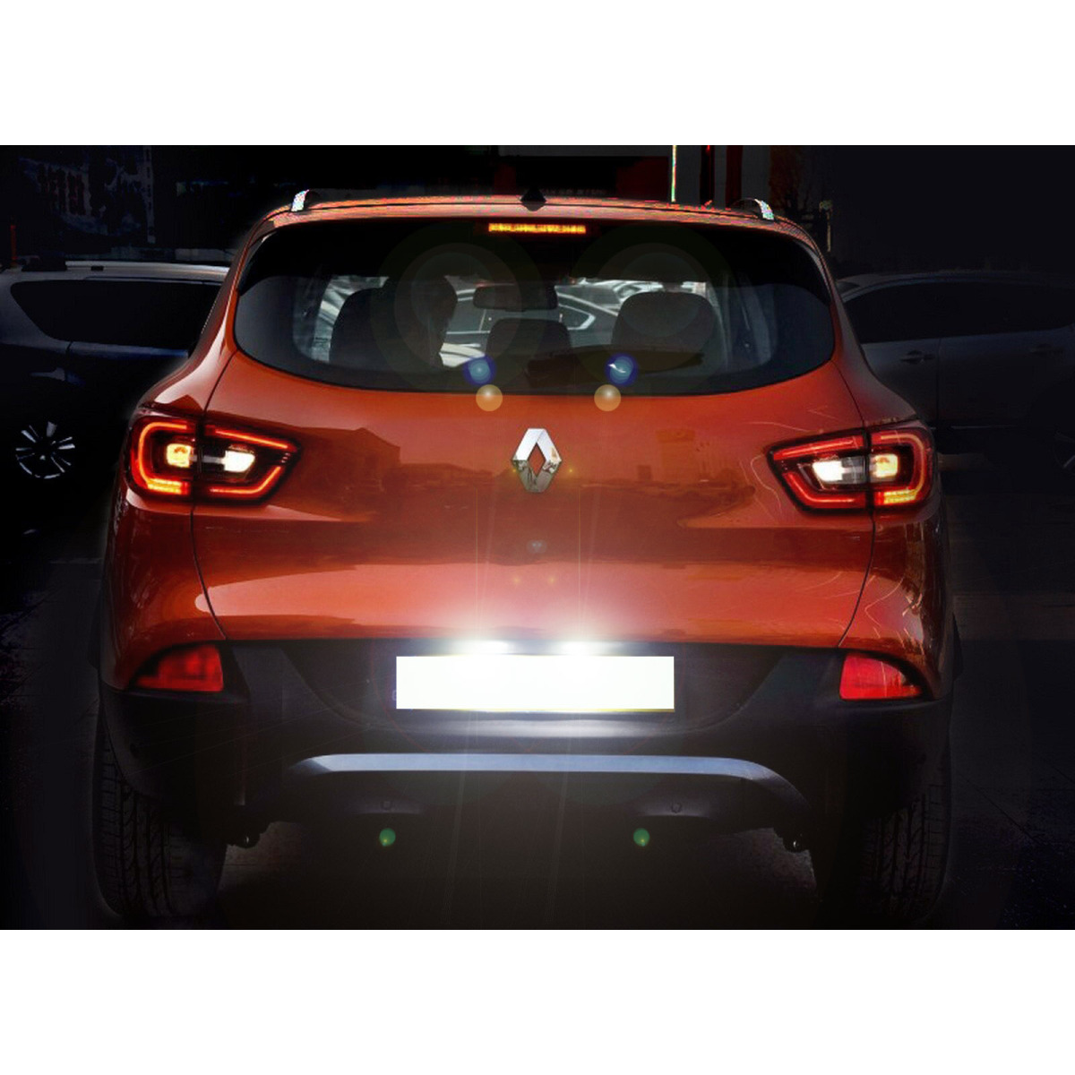Renault Kadjar Led Plaka Aydınlatma Ampulu 6000K Beyaz T10
