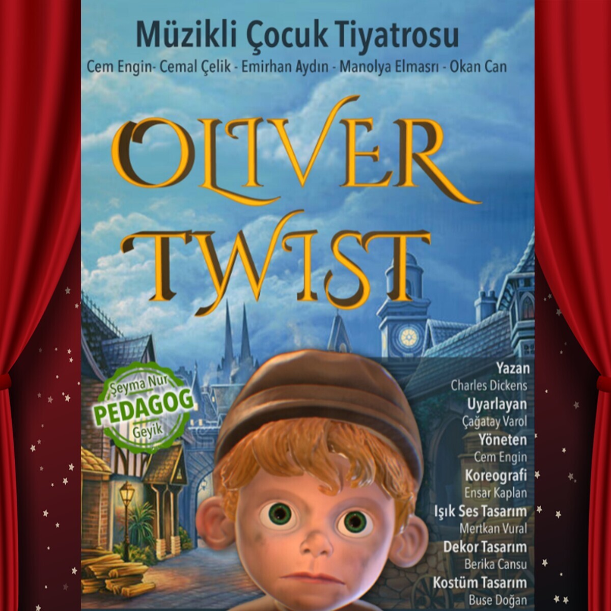 'Oliver Twist Müzikali' Çocuk Tiyatro Bileti
