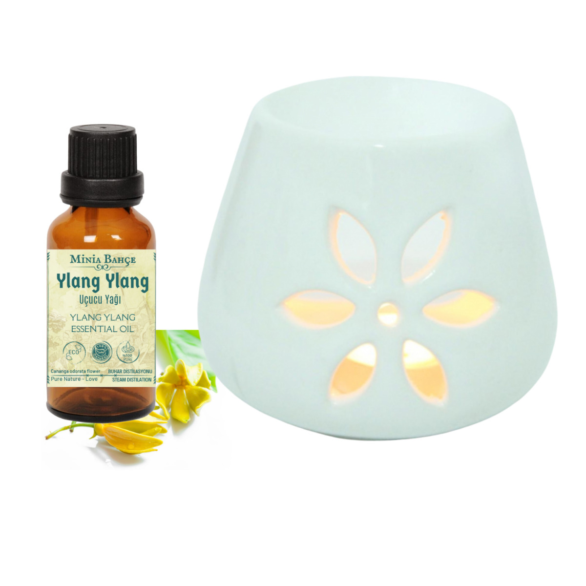 Ylang Ylang Yağı Ve Buhurdanlık Seti