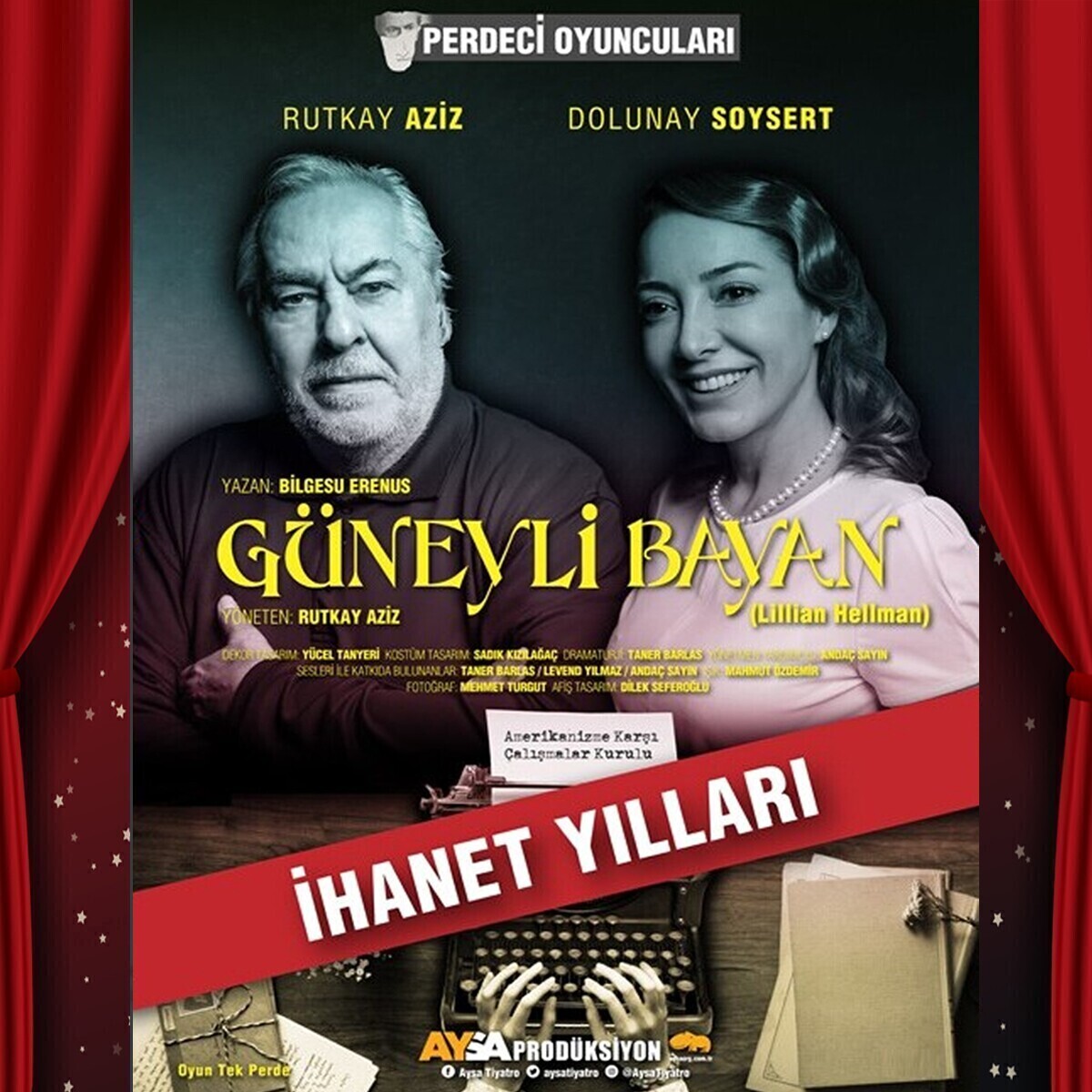 Rutkay Aziz ve Dolunay Soysert'in Sahnelediği 'Güneyli Bayan' Tiyatro Bileti