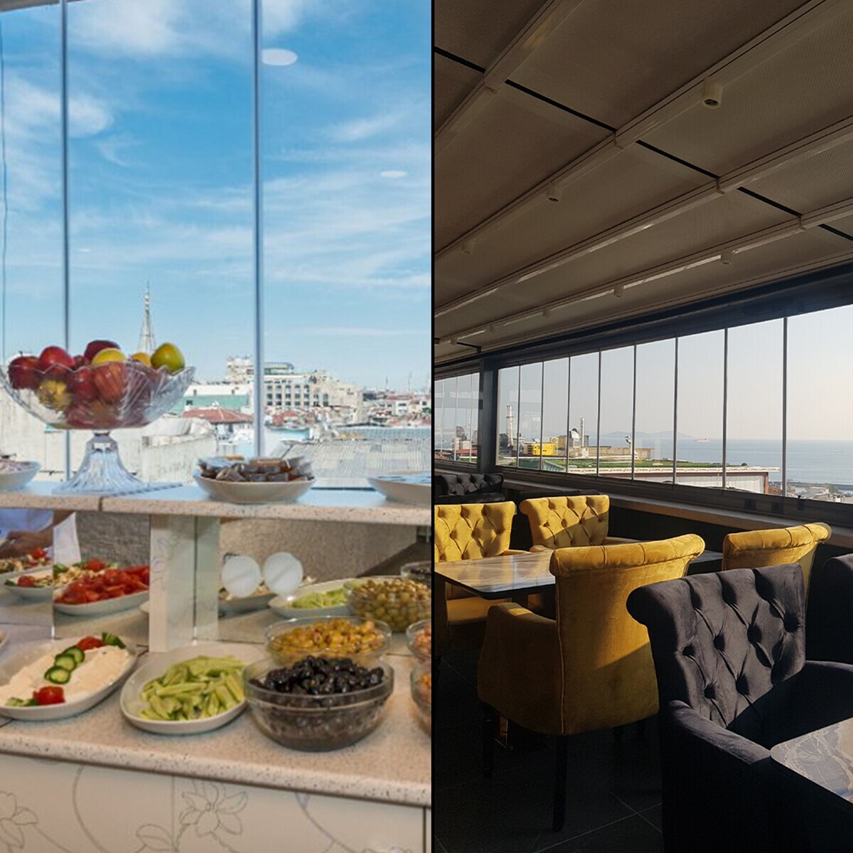 360 Derece Deniz ve İstanbul Manzarasına Sahip Fatih Selenay Hotel’de Açık Büfe ya da Serpme Kahvaltı