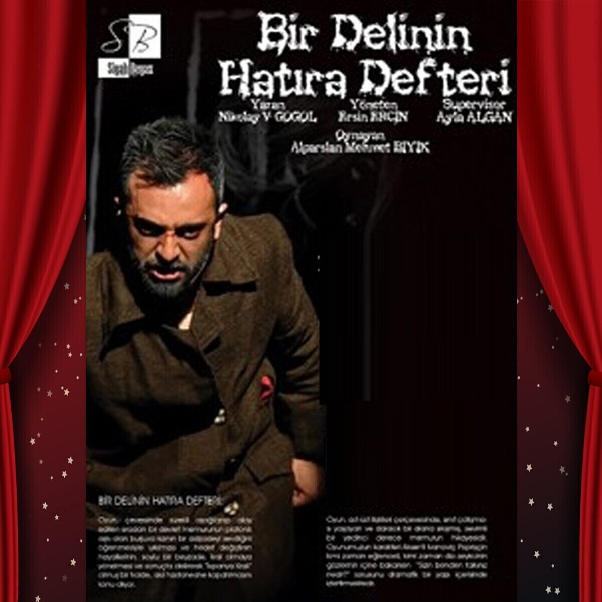 'Bir Delinin Hatıra Defteri' Tiyatro Bileti