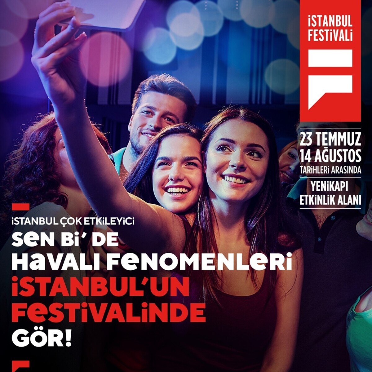 23 Gün - 50+ Sanatçı - Onlarca Aktivite! İstanbul Festivaline İstediğiniz 3 Ayrı Gün Giriş Bileti