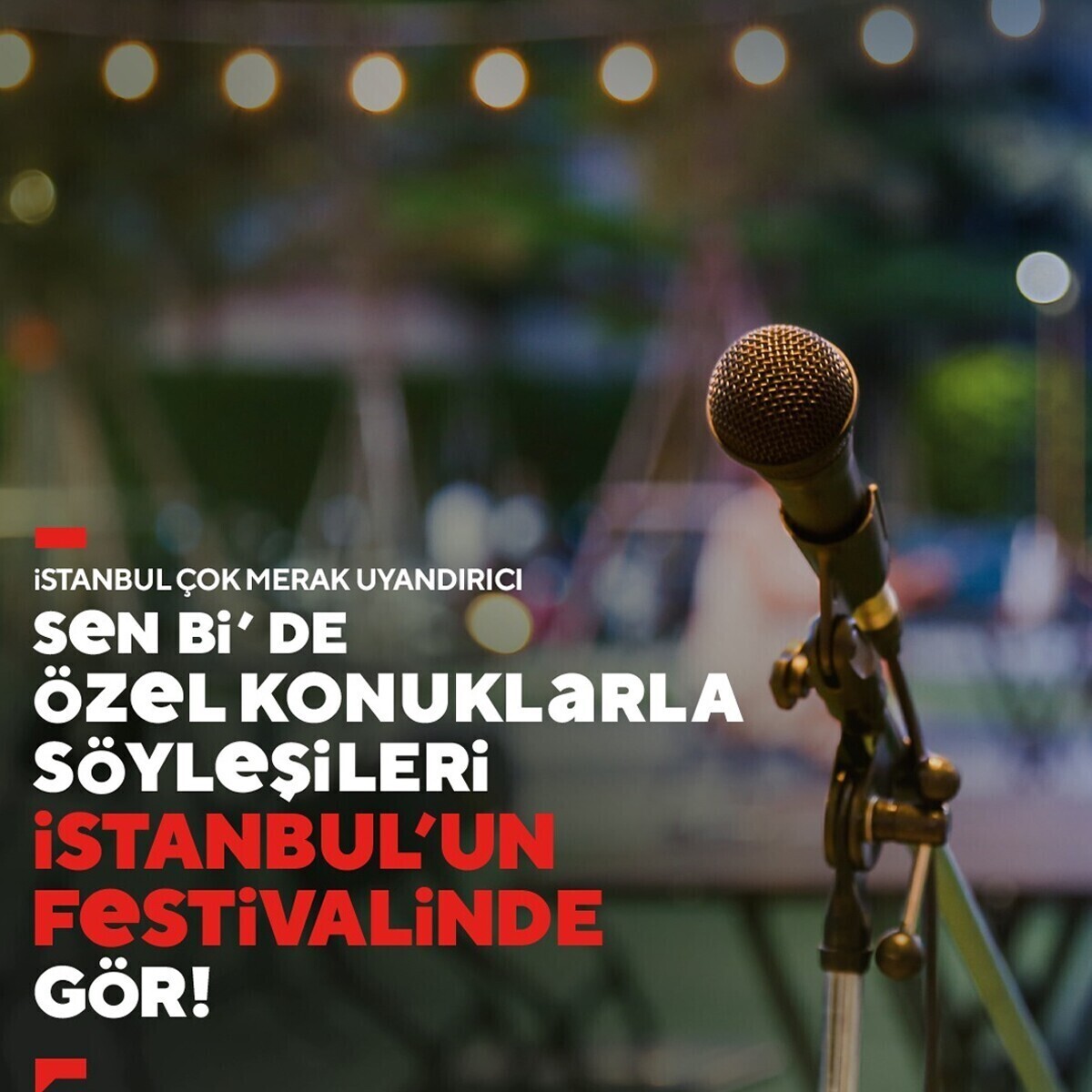 12 Ağustos Cuma Gülşen Konseri ve Onlarca Aktivite Dahil İstanbul Festivali Giriş Bileti