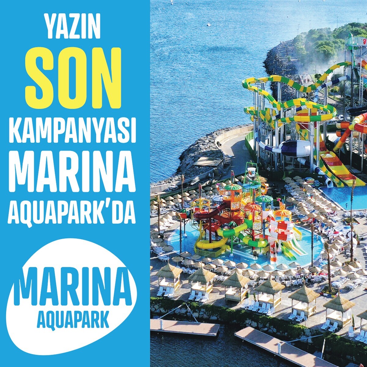 Tuzla Marina Aquapark Giriş Bileti 237 TL’den Başlayan Fiyatlarla!
