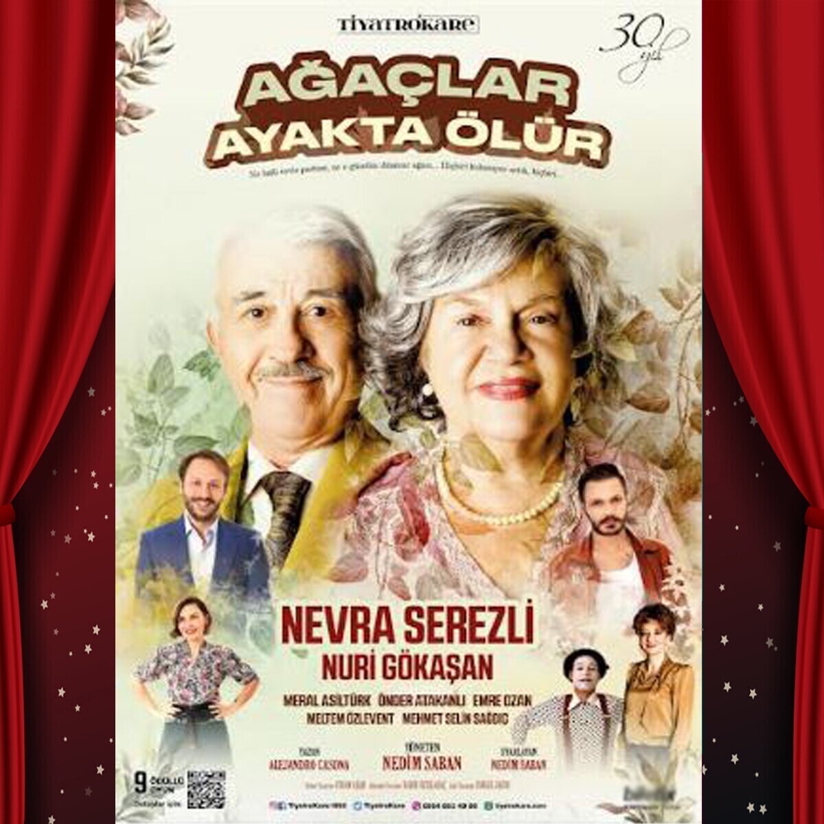 Nevra Serezeli & Nuri Gökaşan'ın Başrol Aldığı 'Ağaçlar Ayakta Ölür' Tiyatro Bileti
