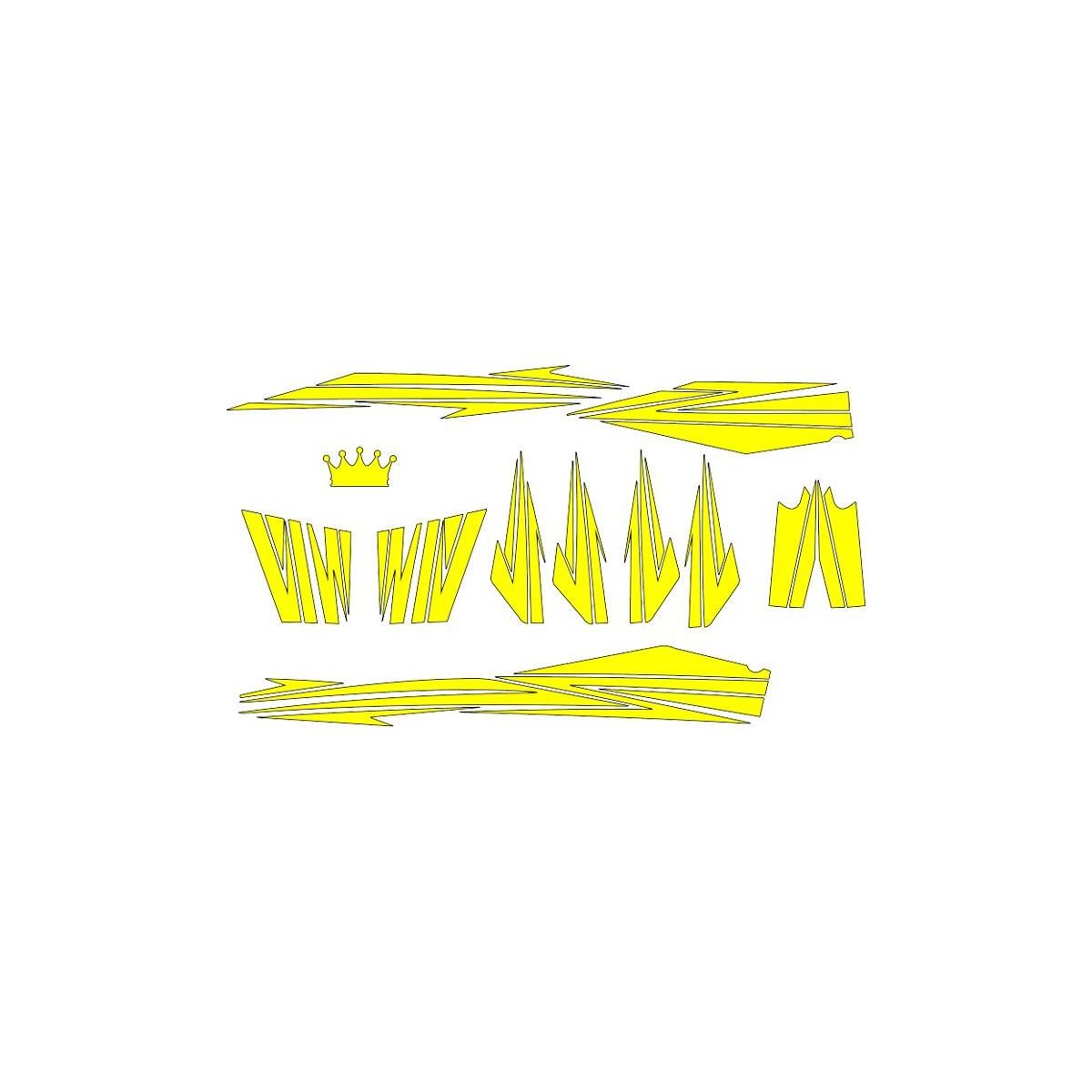 Sevenkardeşler Florasan Sarı Cup Sticker Seti