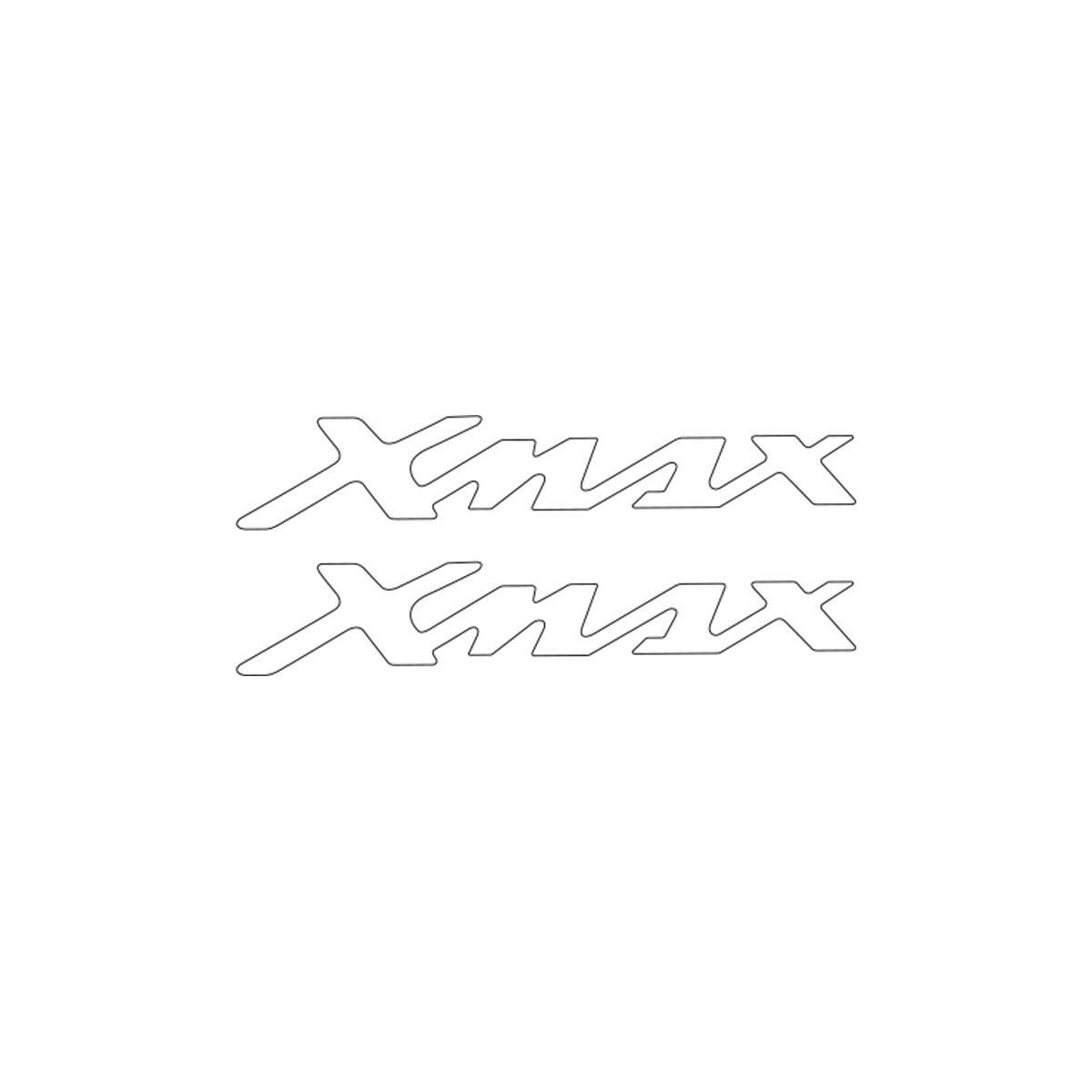 Yamaha Yamaha Xmax Uyumlu Damla Yazı Beyaz 22X4 Cm Sticker