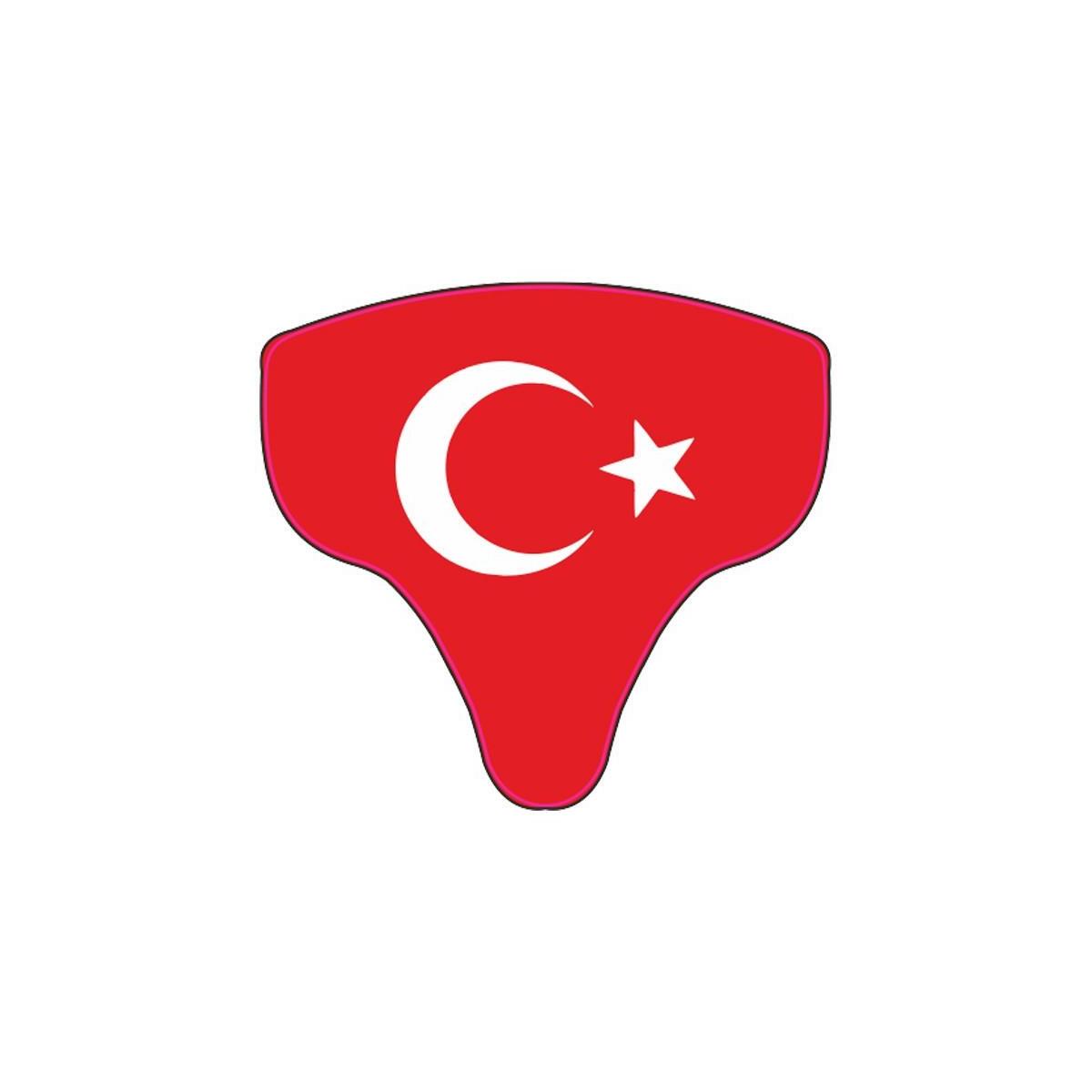 Sevenkardeşler Türk Bayrağı Mondial Mh Drift 2011 - 2020 Uyumlu Siperlik Sticker