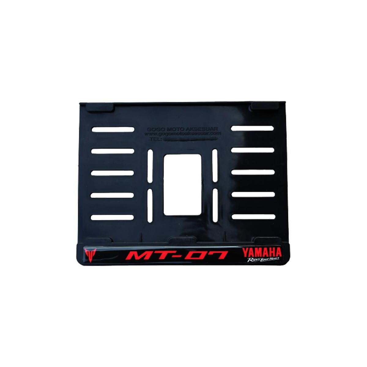 Yamaha Yamaha Mt-07 Uyumlu 1 Plastik (15X24 Cm) Kırılmaz Plakalık