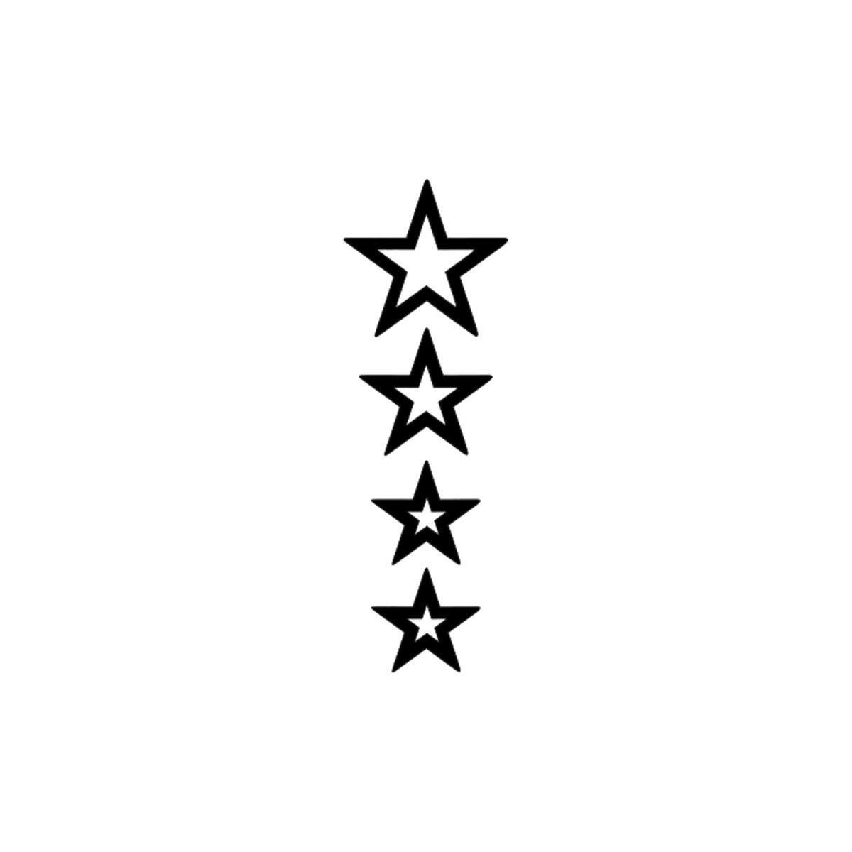 Sevenkardeşler Cg Siyah Yıldızlı Çamurluk Üst Sticker