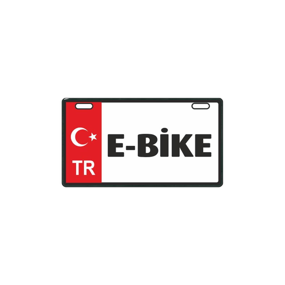Sevenkardeşler Kırmızı E-Bike E-Bike Plakalık