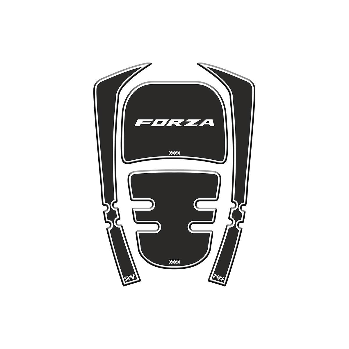 Honda Honda Forza 2018 - 2020 Uyumlu Tank Pad 006