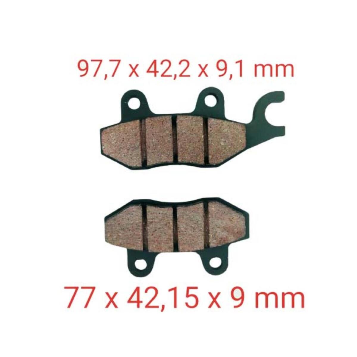 Atv Atv Arora Fren Disk Balatası 9 Mm Çengelli Fa197