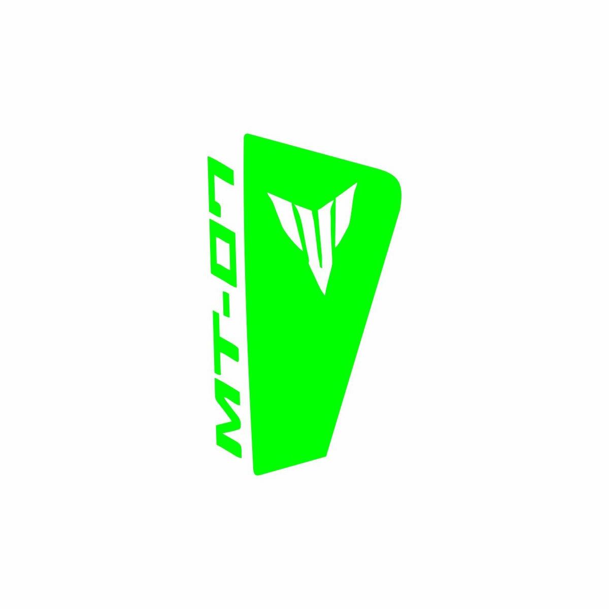 Yamaha Yamaha Mt07 2014 - 2017 Uyumlu Yeşil Siperlik Sticker Set