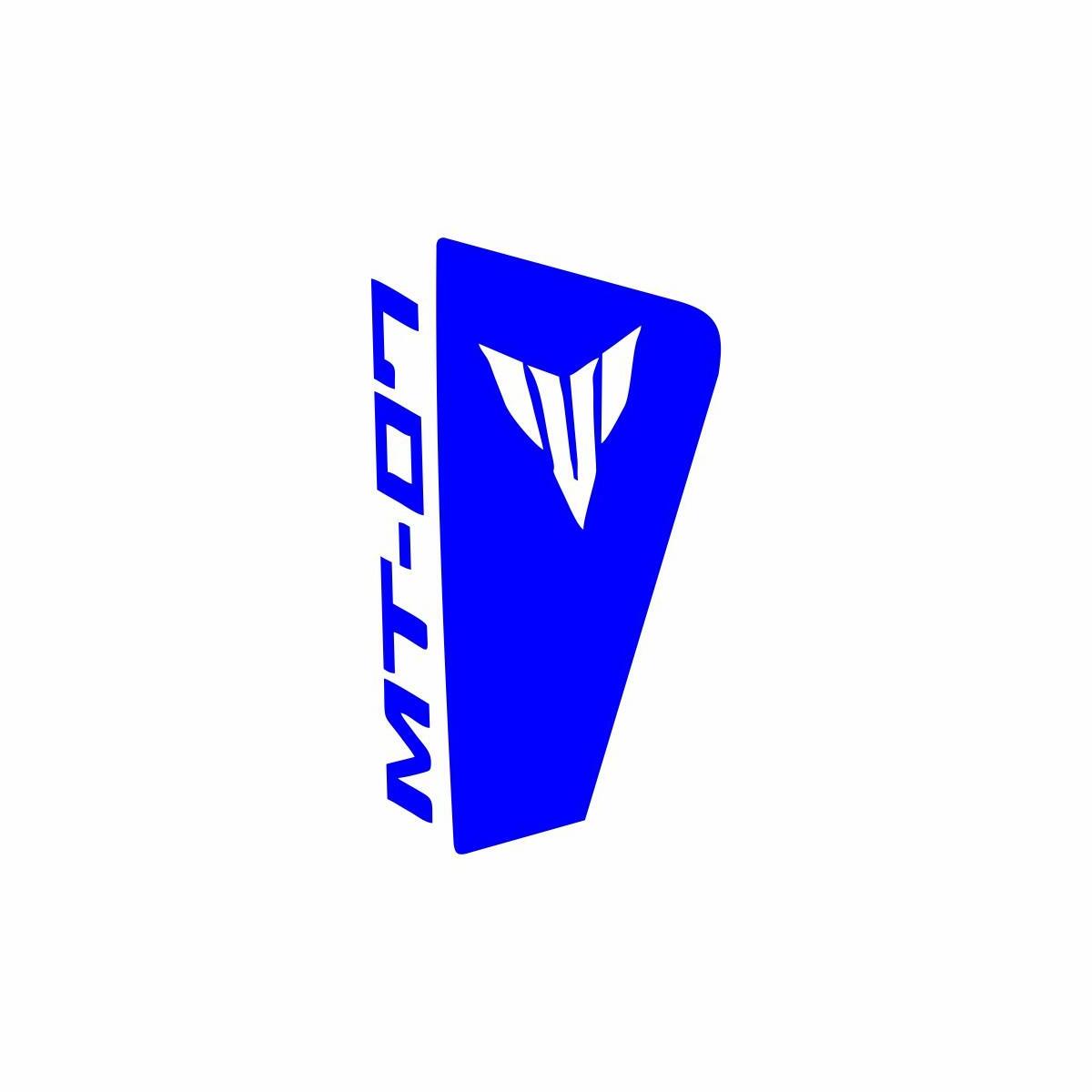 Yamaha Yamaha Mt07 2014 - 2017 Uyumlu Mavi Siperlik Sticker Set