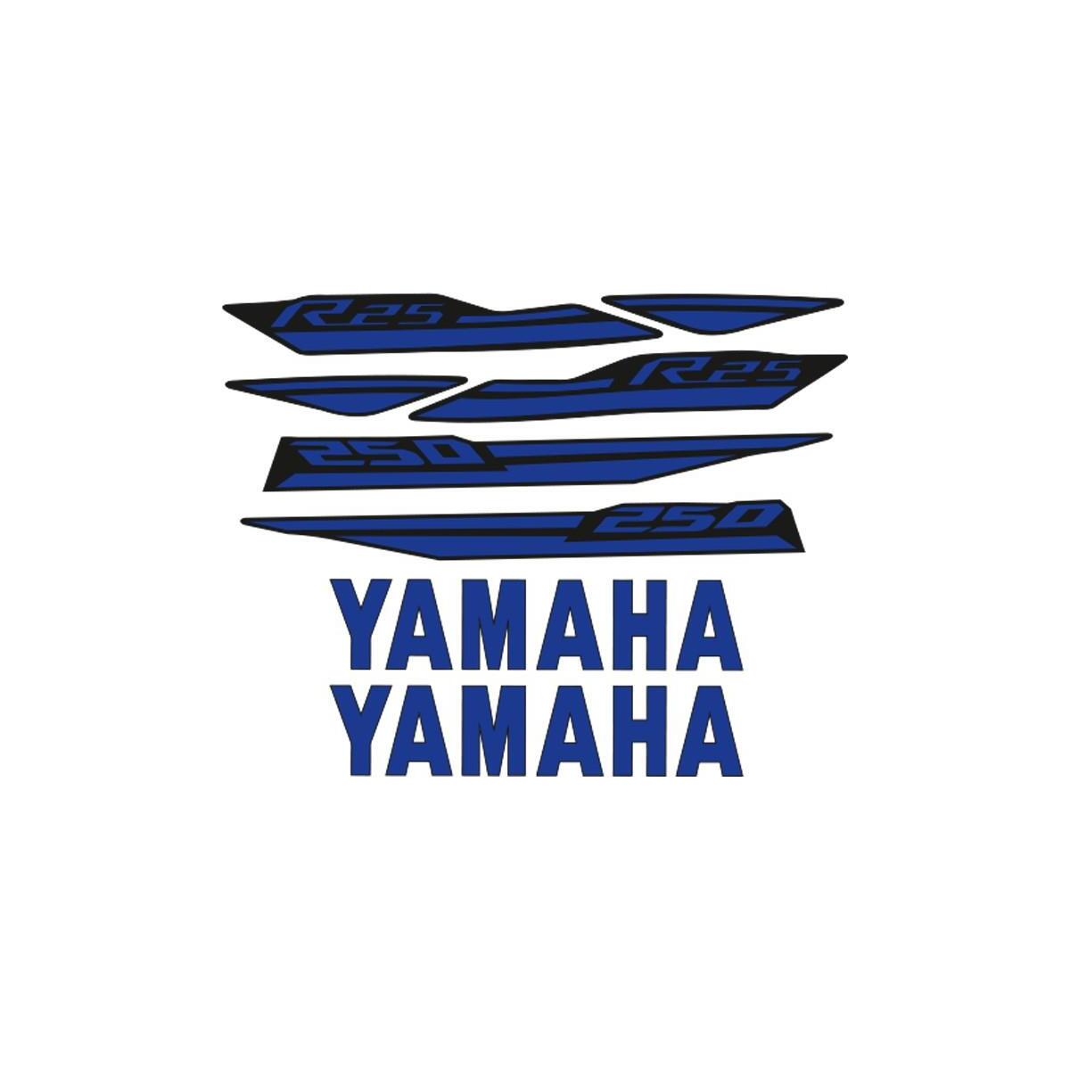 Yamaha Yamaha R25 Uyumlu Sticker Set 002