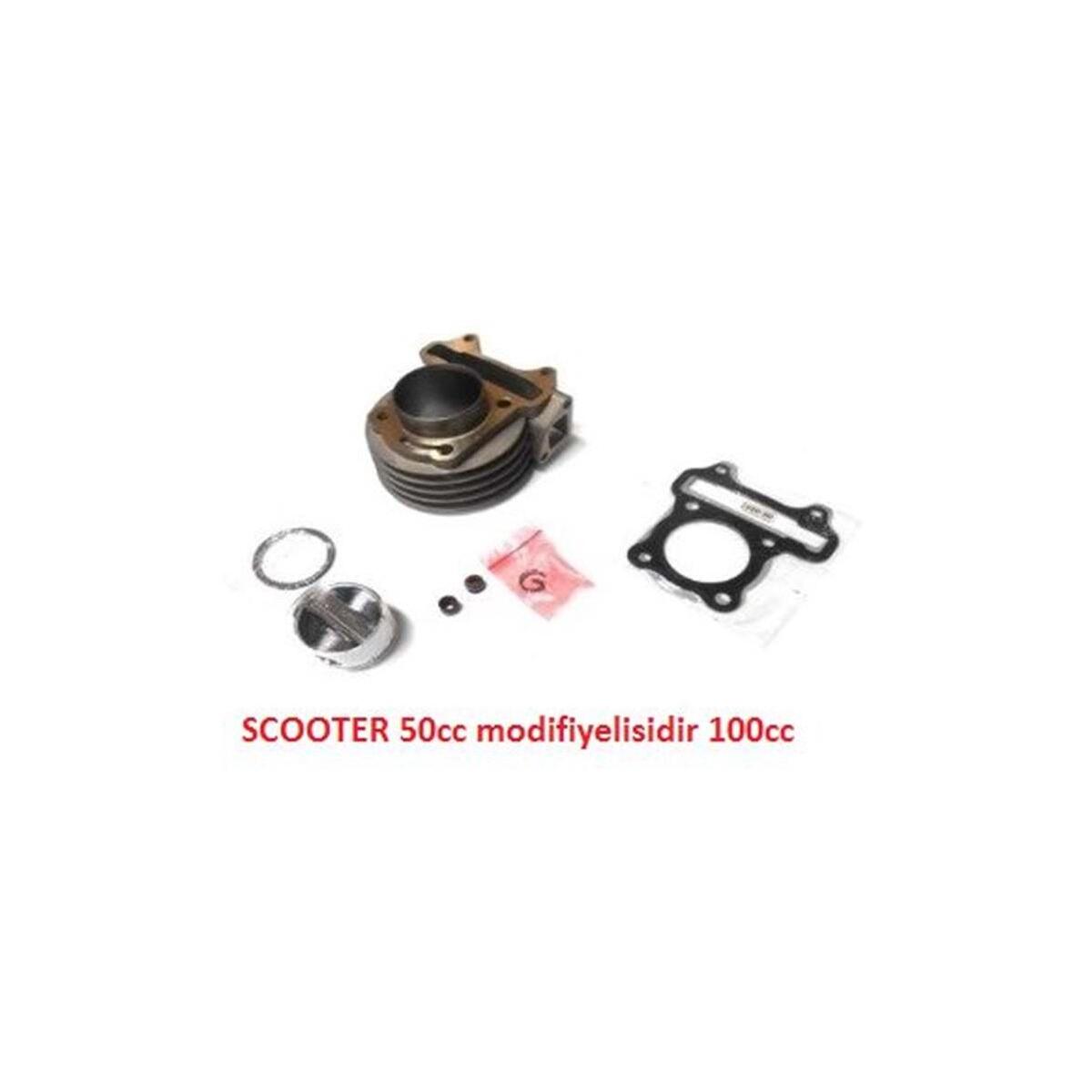 Scooter Scooter Silindir Komple 50Mm-13P-52.5Boy 100Cc Scooter