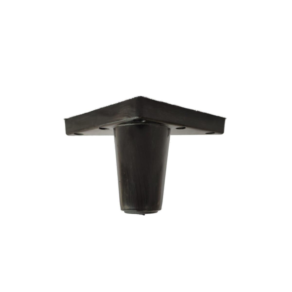 Sena Plastik Ayak Baza Ayağı Koltuk - Kanepe Ayağı Puf-Tv Ünitesi Ayağı 8 Adet 10 Cm Siyah Renk