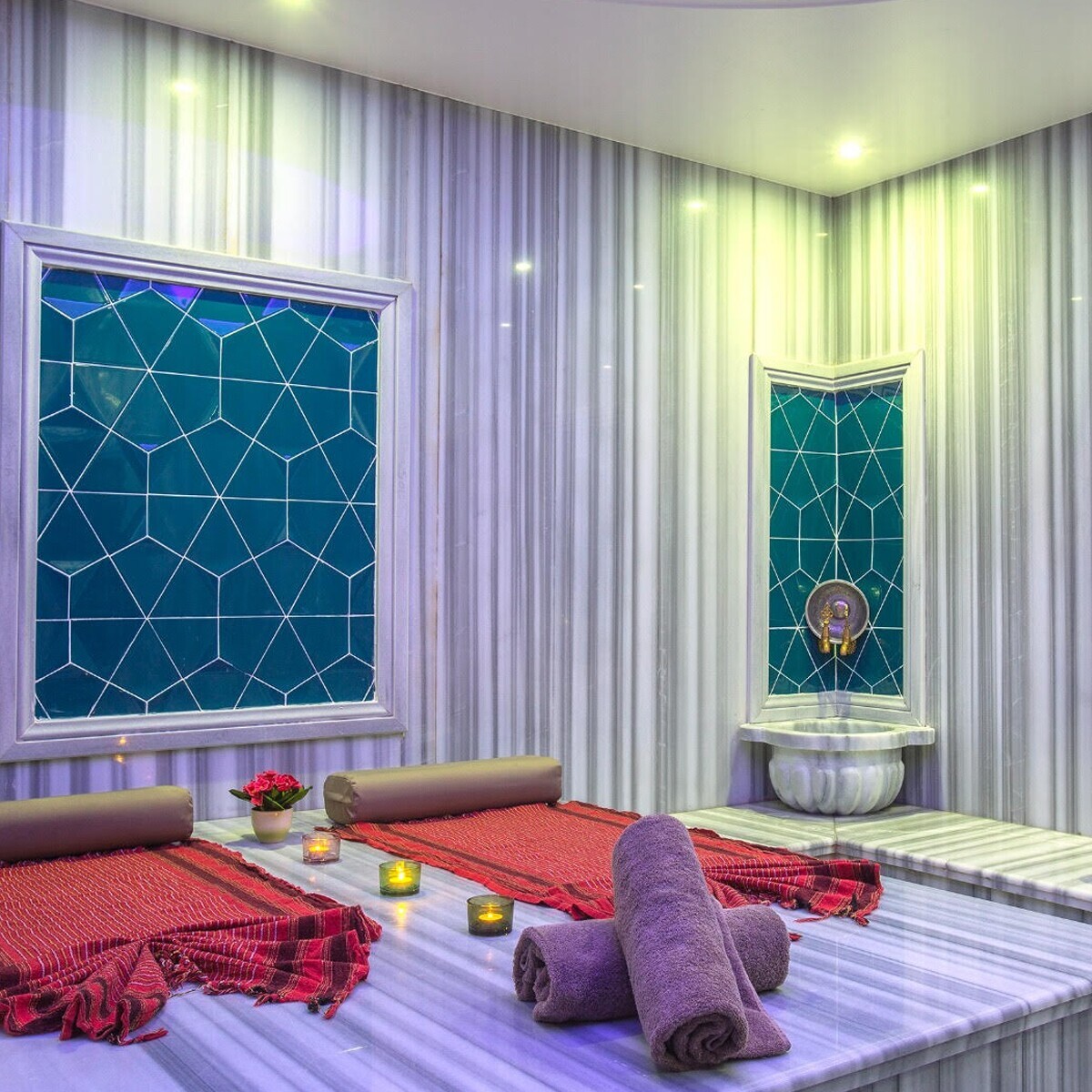 The City Suites Viento Spa'da Kese Köpük, Tek ve Çift Masajları