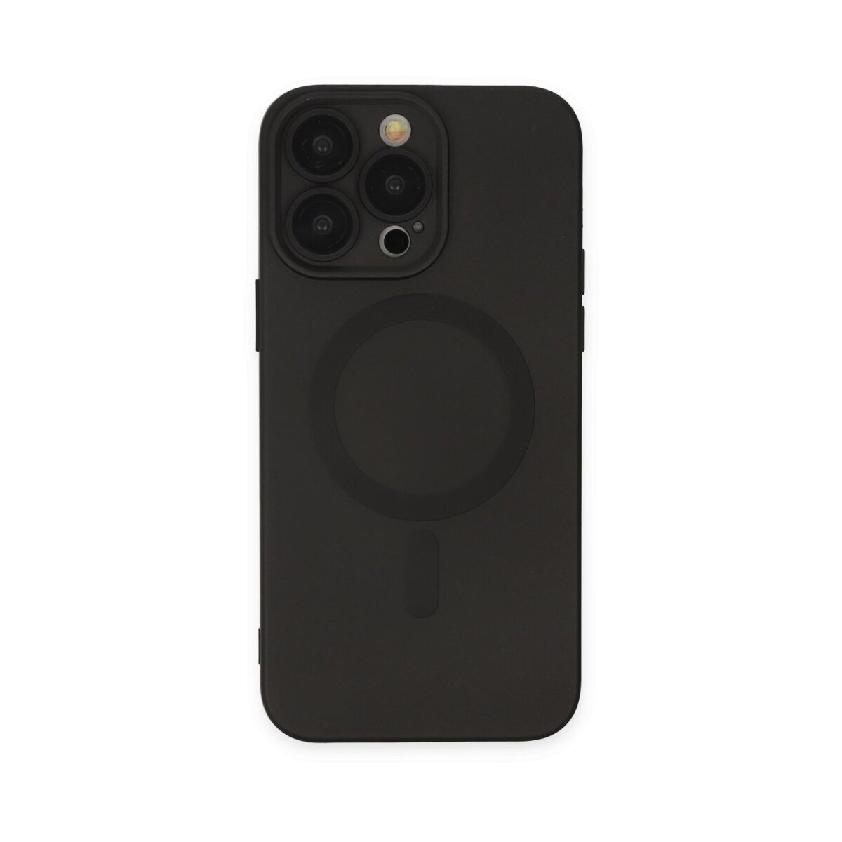 İphone 14 Pro Max Kılıf Moshi Lens Magneticsafe Silikon - Siyah