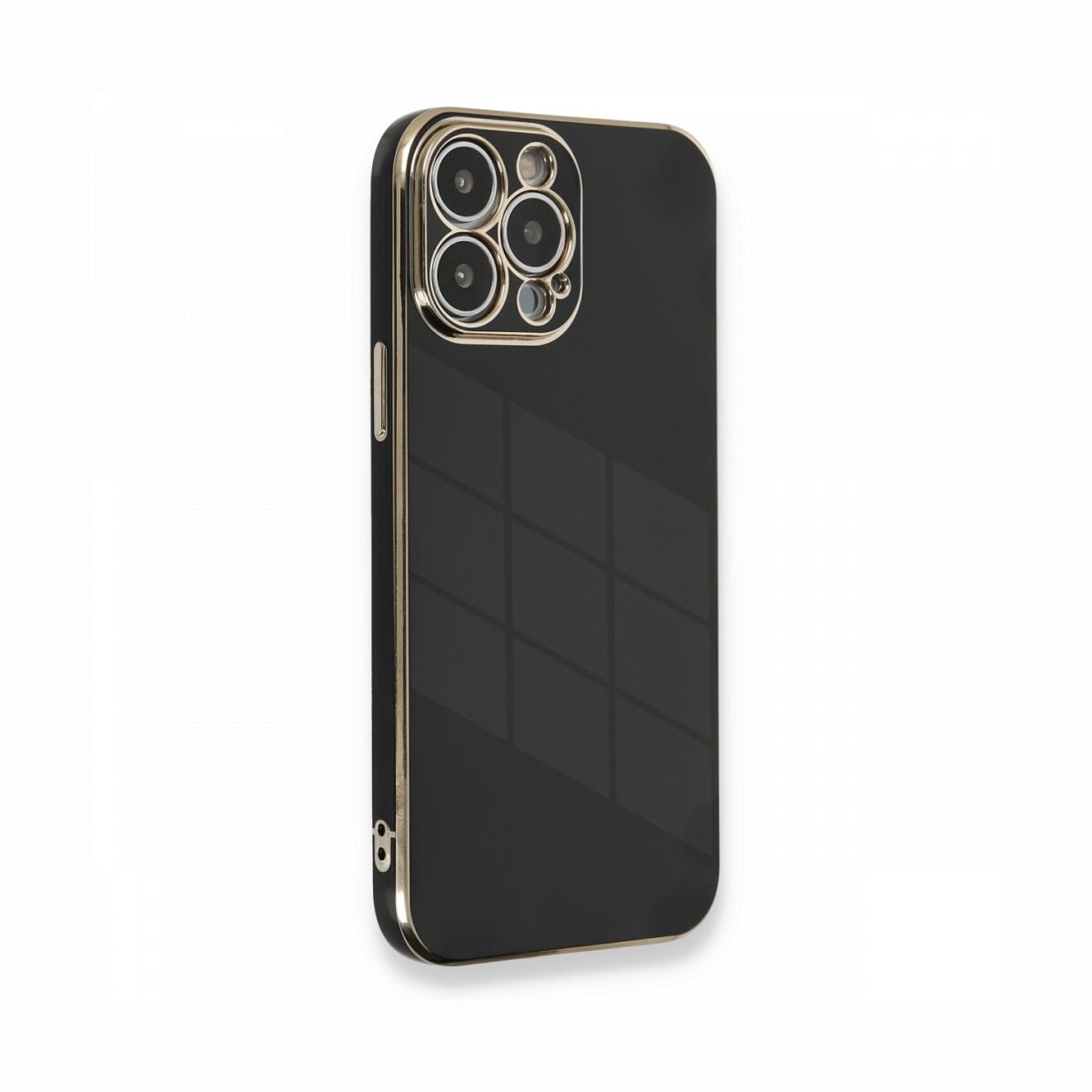 İphone 13 Pro Max Kılıf Volet Silikon - Siyah