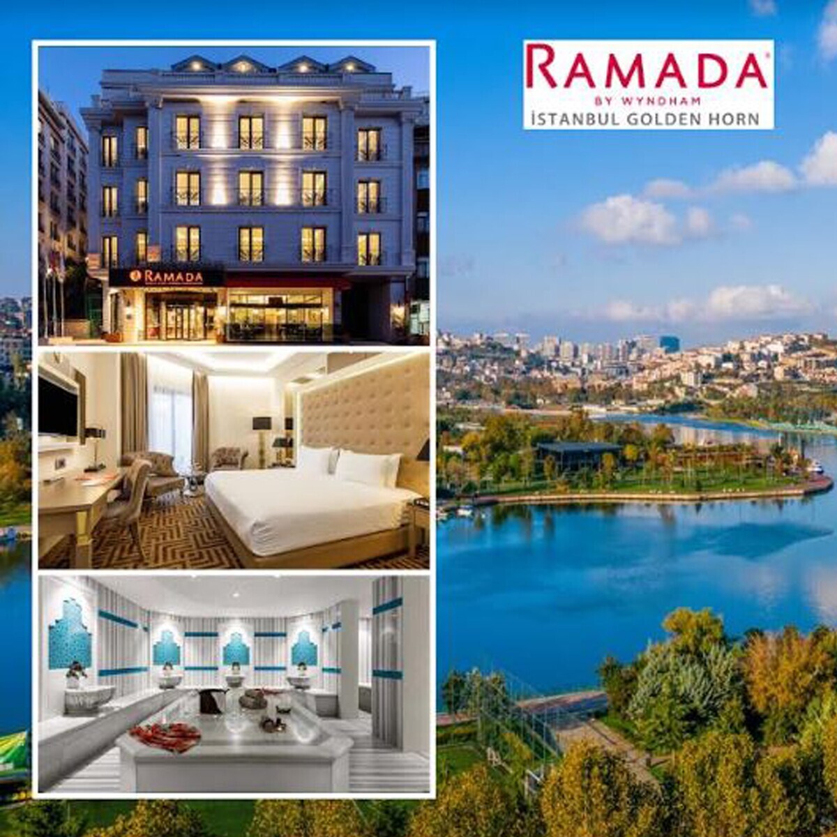 Ramada by Wyndham Istanbul Golden Horn Hotel’de 2 Kişilik Konaklama