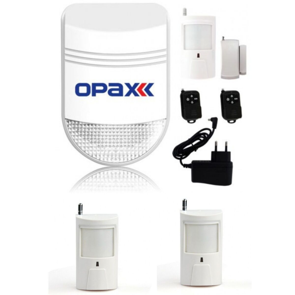 Opax Kablosuz Alarm 4'Lü Set