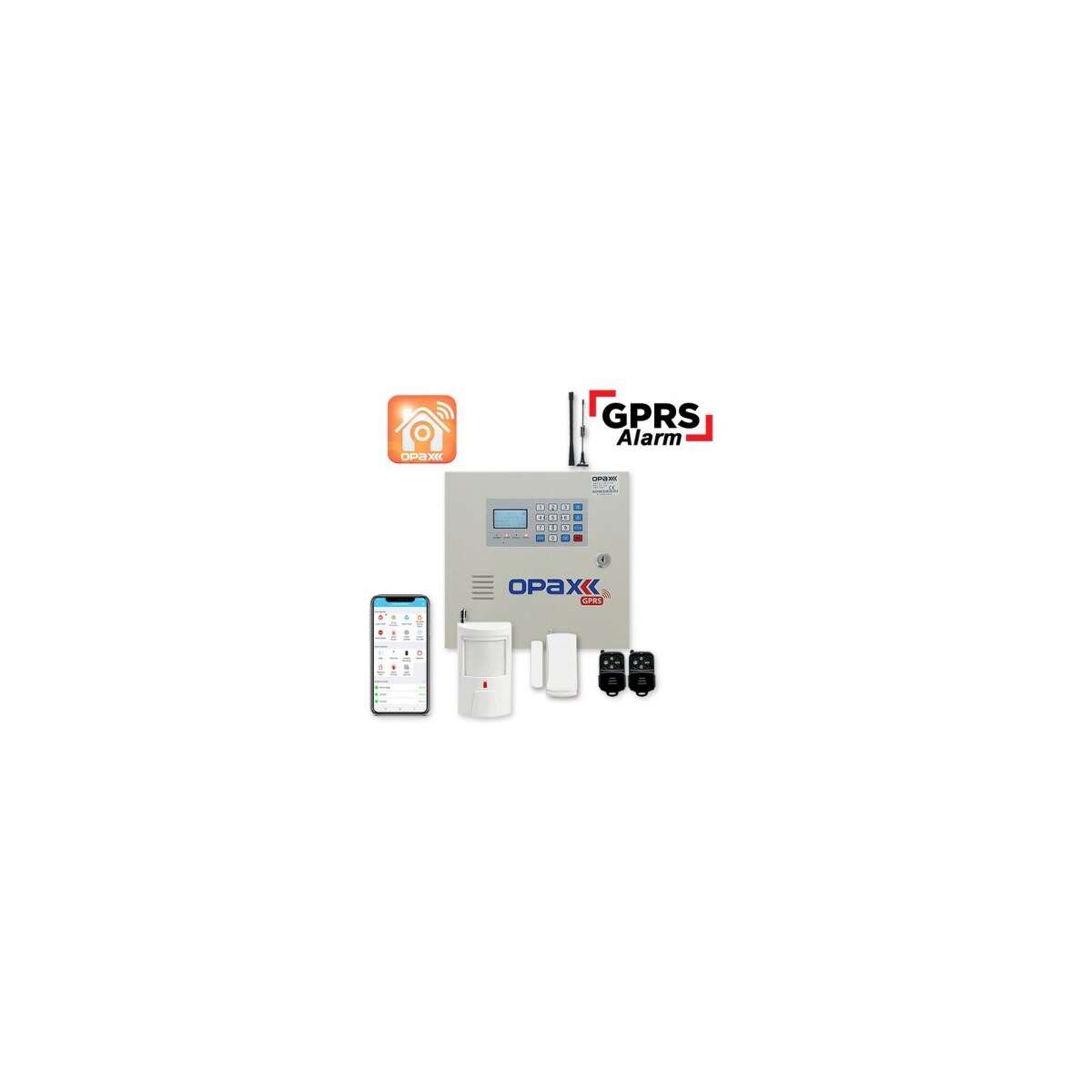 Opax-2646 Kablolu/Kablosuz Gprs Alarm Paneli