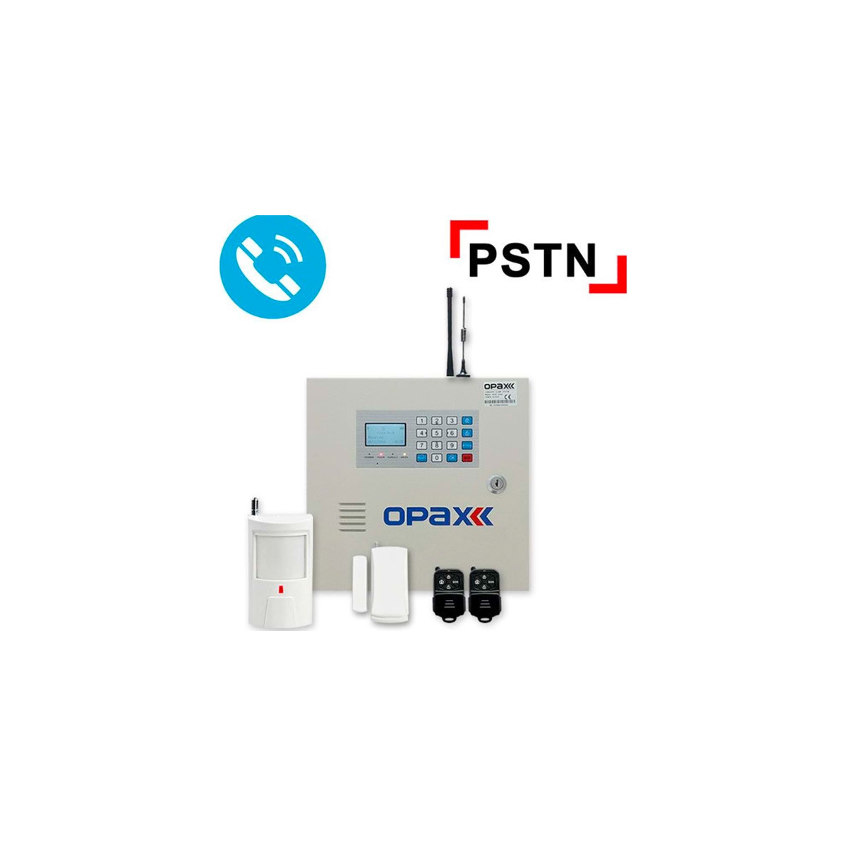 Opax-2545 Pstn Özellikli Kabolu & Kablosuz Alarm Paneli