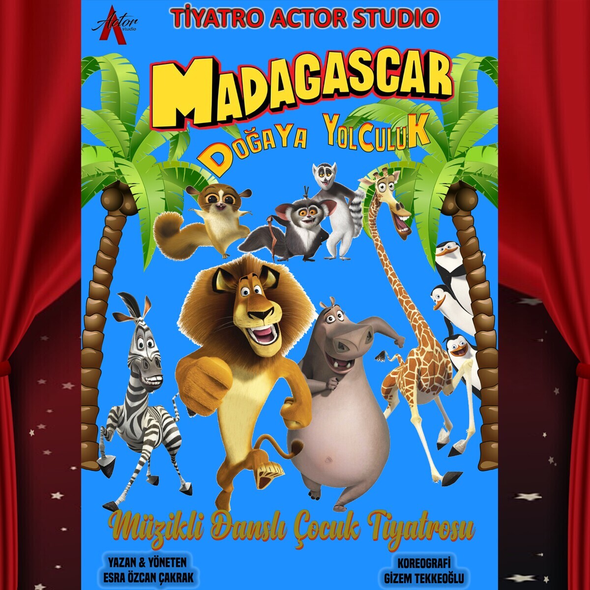 'Madagaskar' Çocuk Tiyatro Bileti