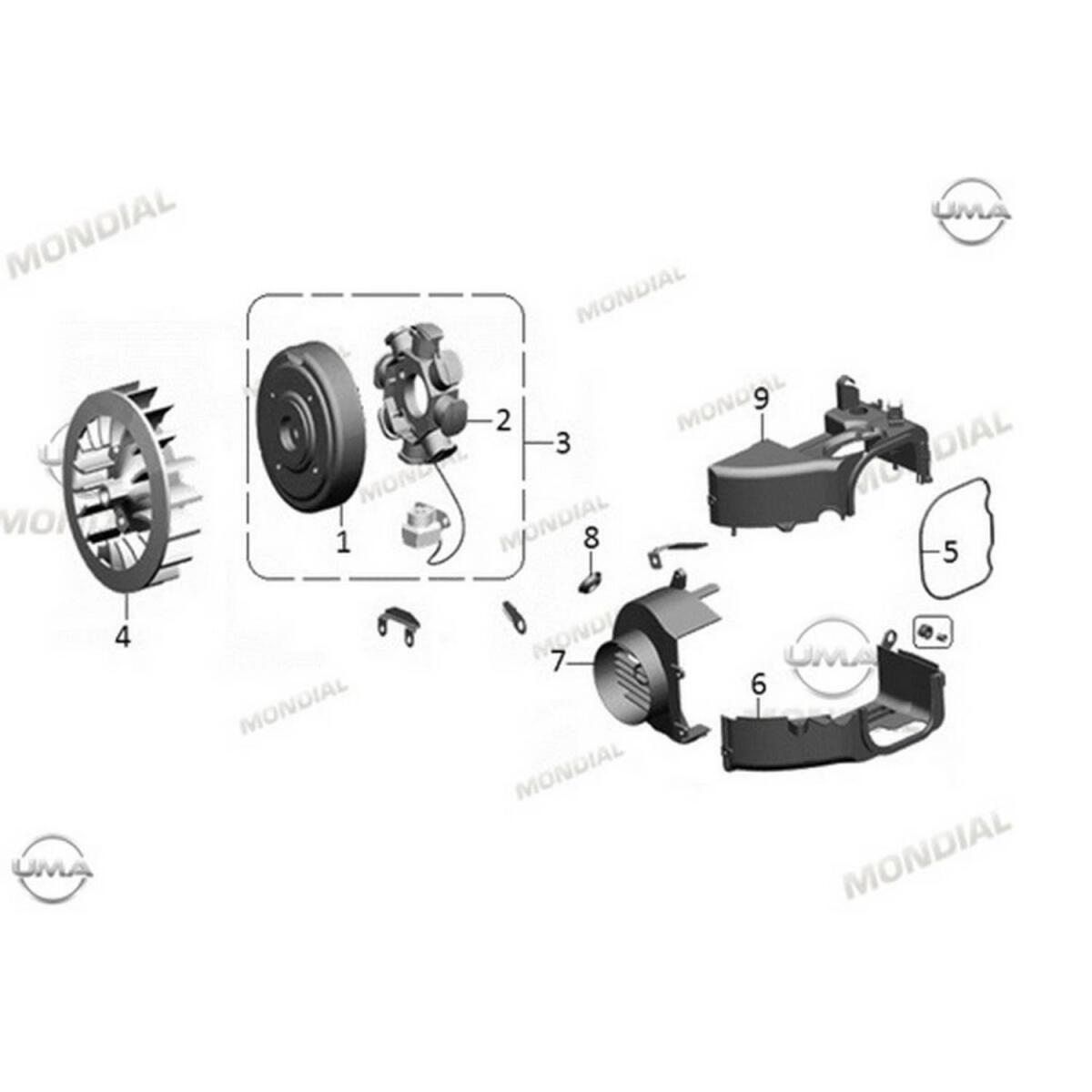 Mondial Mondial Ritmica 100-110 Speedy Rotor 12 Li Orj