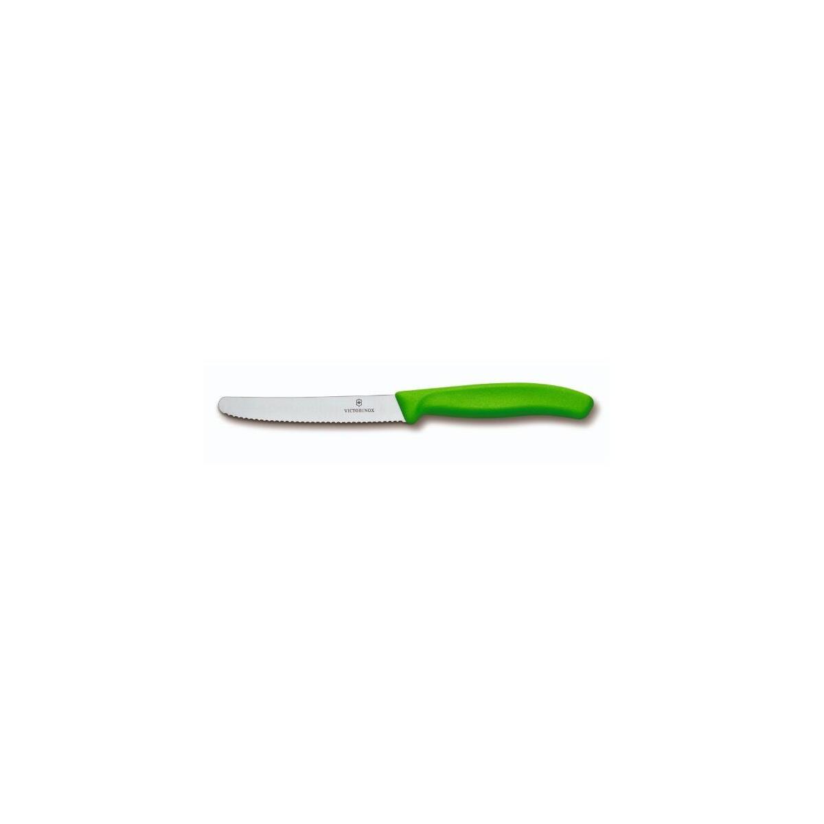 Victorinox Domates Bıçağı 11Cm Testere Ağızlı Yeşil