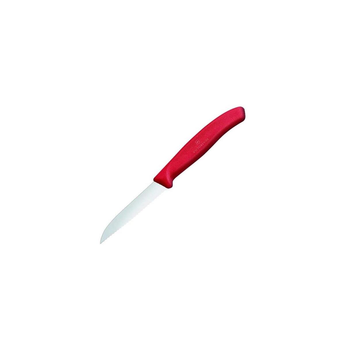 Victorinox Soyma Bıçağı 8Cm Testere Ağızlı Kırmızı