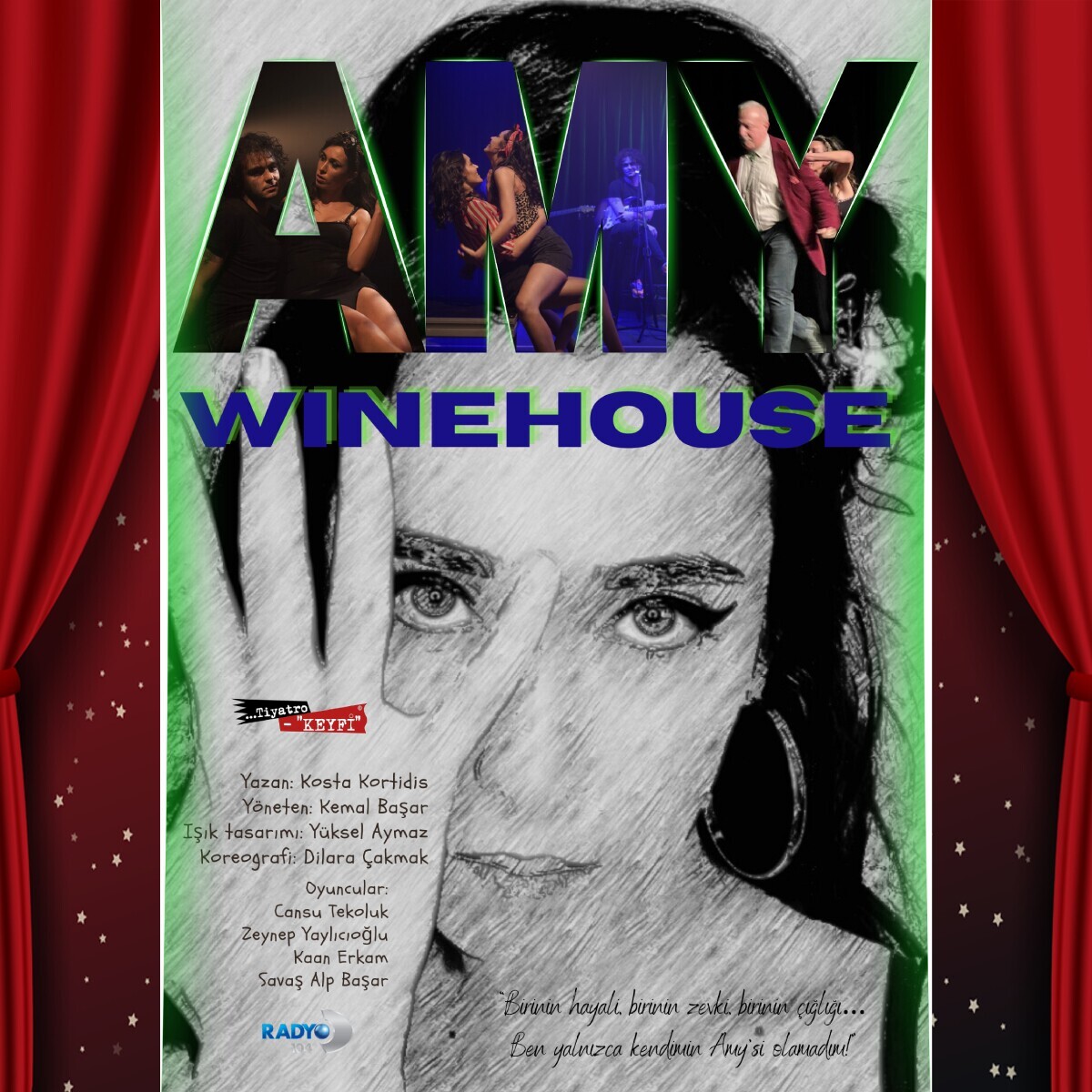 'Amy Winehouse' Tiyatro Oyunu Bileti