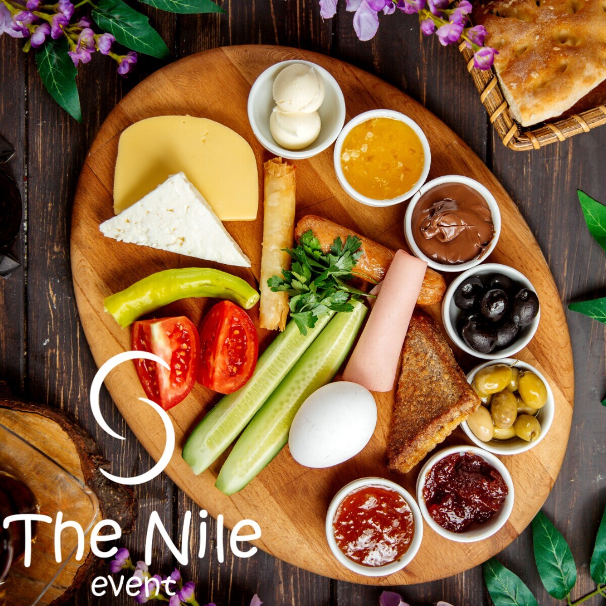 The Nile Event Cafe'de Hafta Sonu Kahvaltı Keyfi