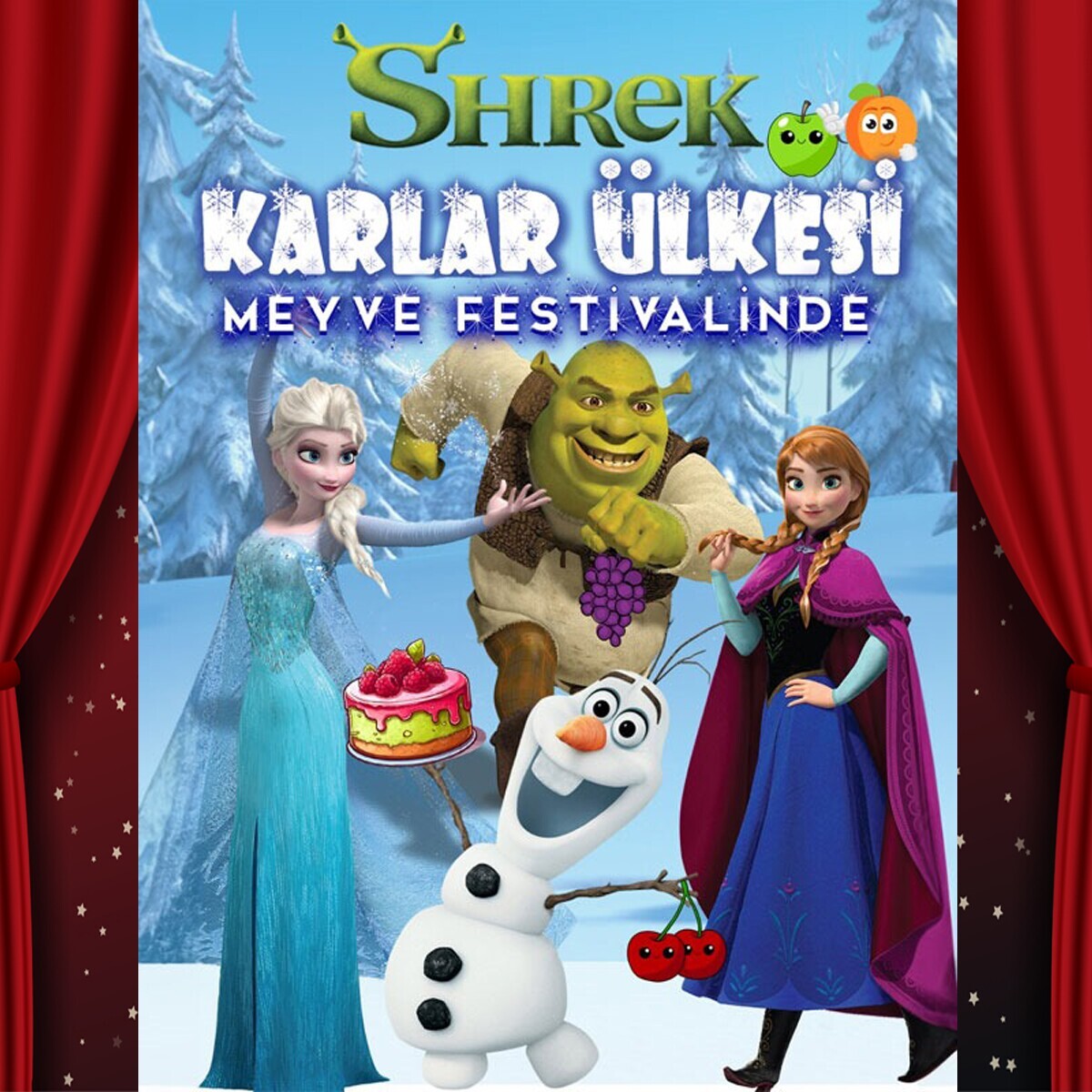 'Shrek Karlar Ülkesi Meyve Festivalinde' Çocuk Tiyatro Bileti