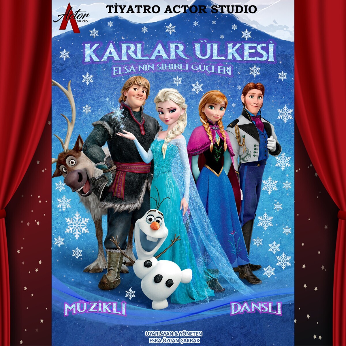 'Karlar Ülkesi - Elsa’nın Sihirli Güçleri' Çocuk Tiyatro Oyunu Bileti